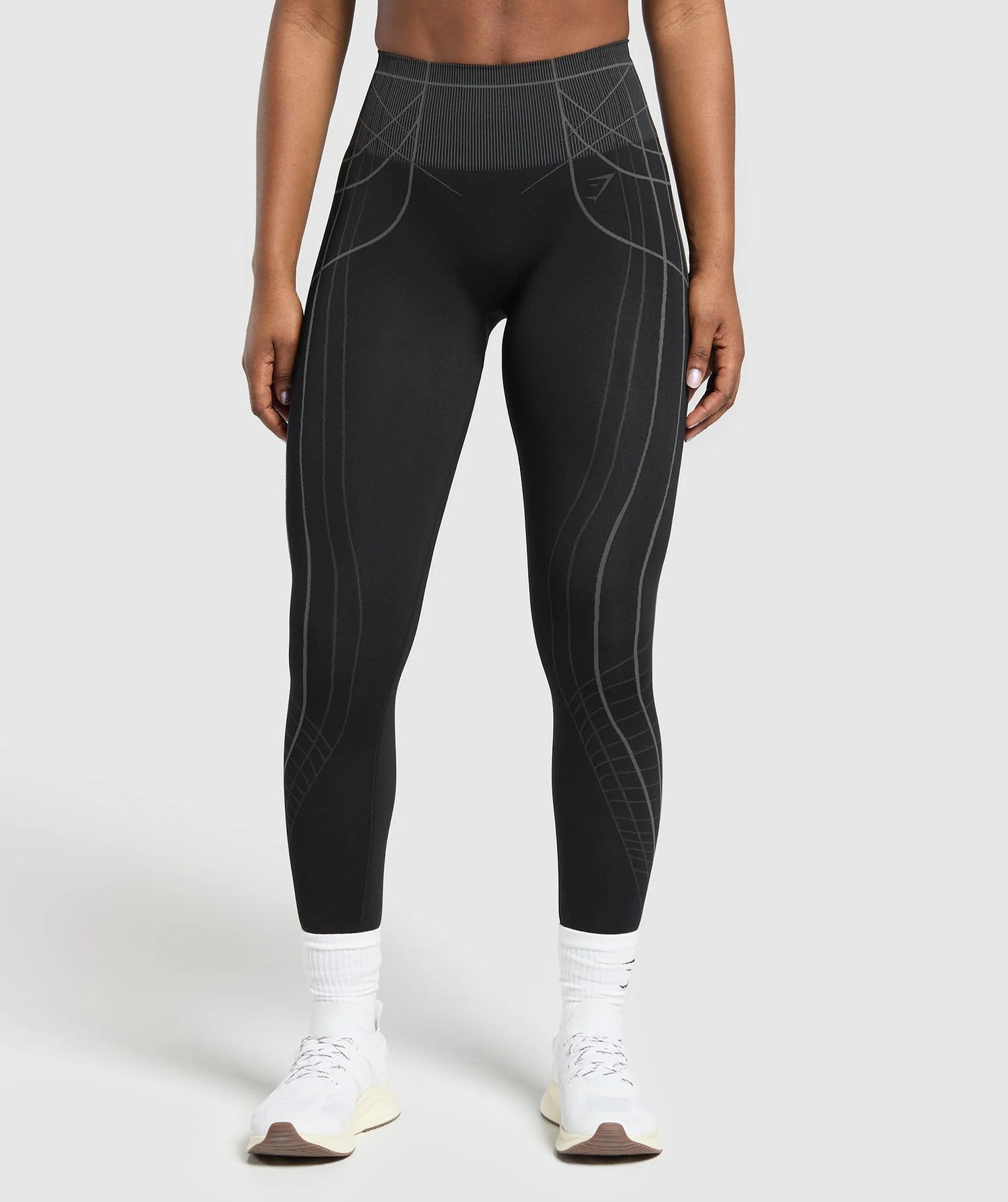 Apex Seamless Leggings - Black/Graphite Grey