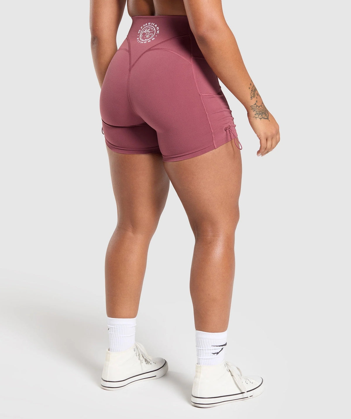 Legacy Logo Tight Shorts - Washed Berry Pink