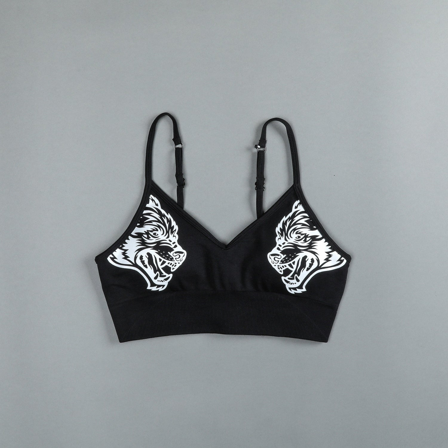 Dual "Everson Seamless" Sports Bra - Black