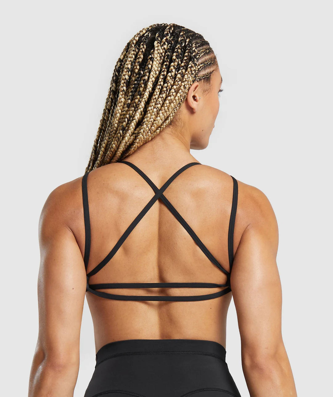 Back Gain Sports Bra - Black