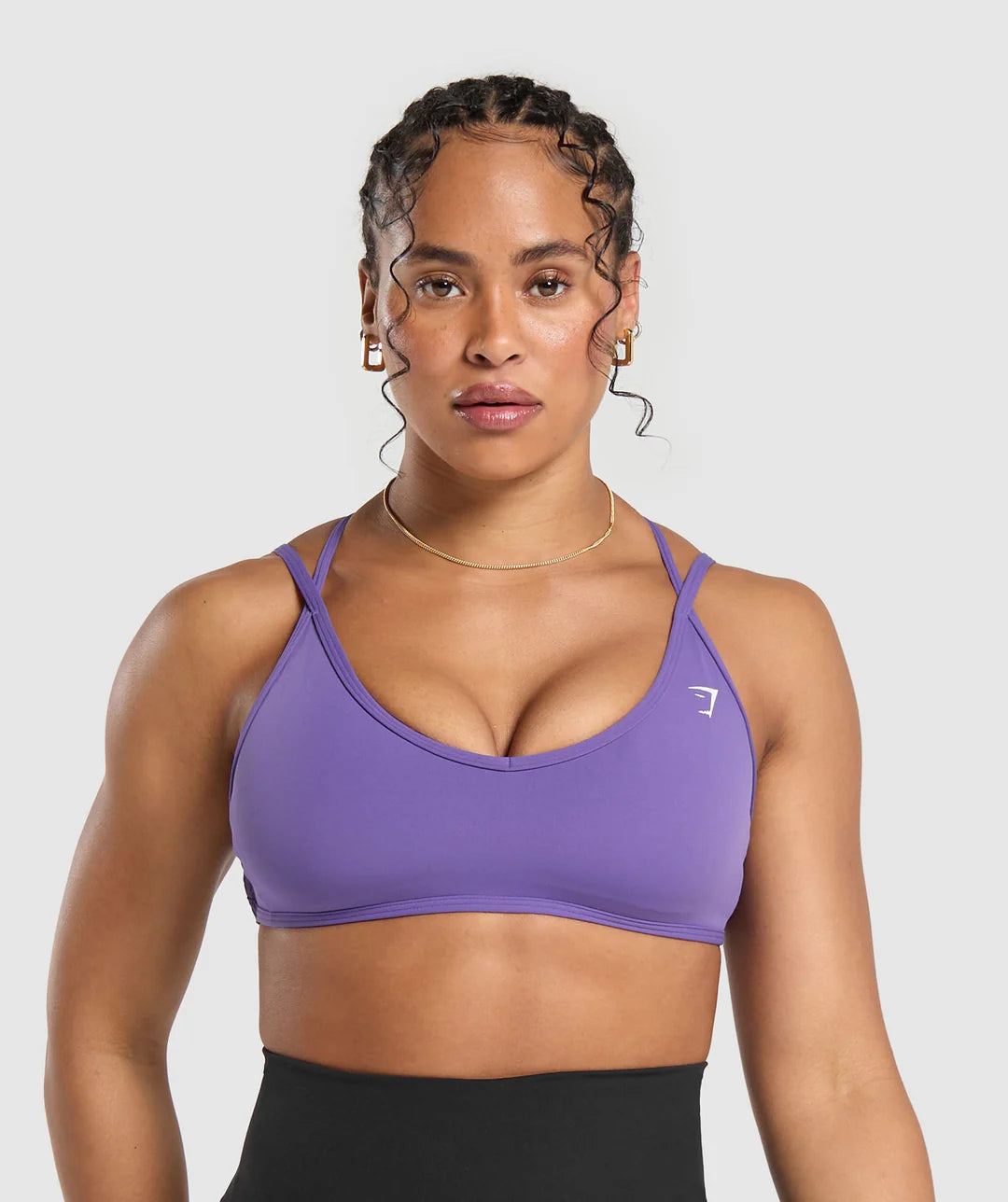 Back Gains Sports Bra - Stellar Purple