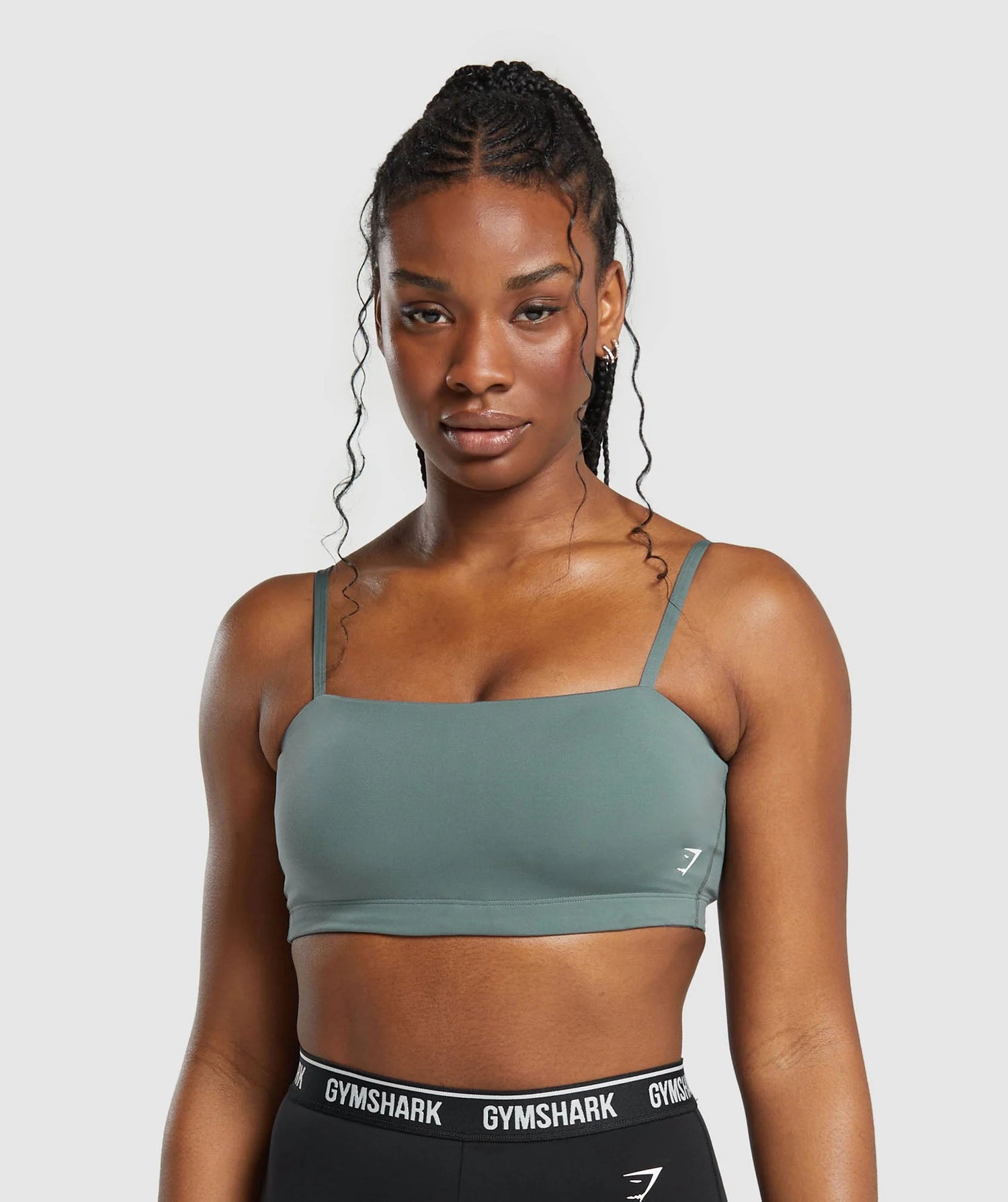 Bandeau Sports Bra - Cargo Teal