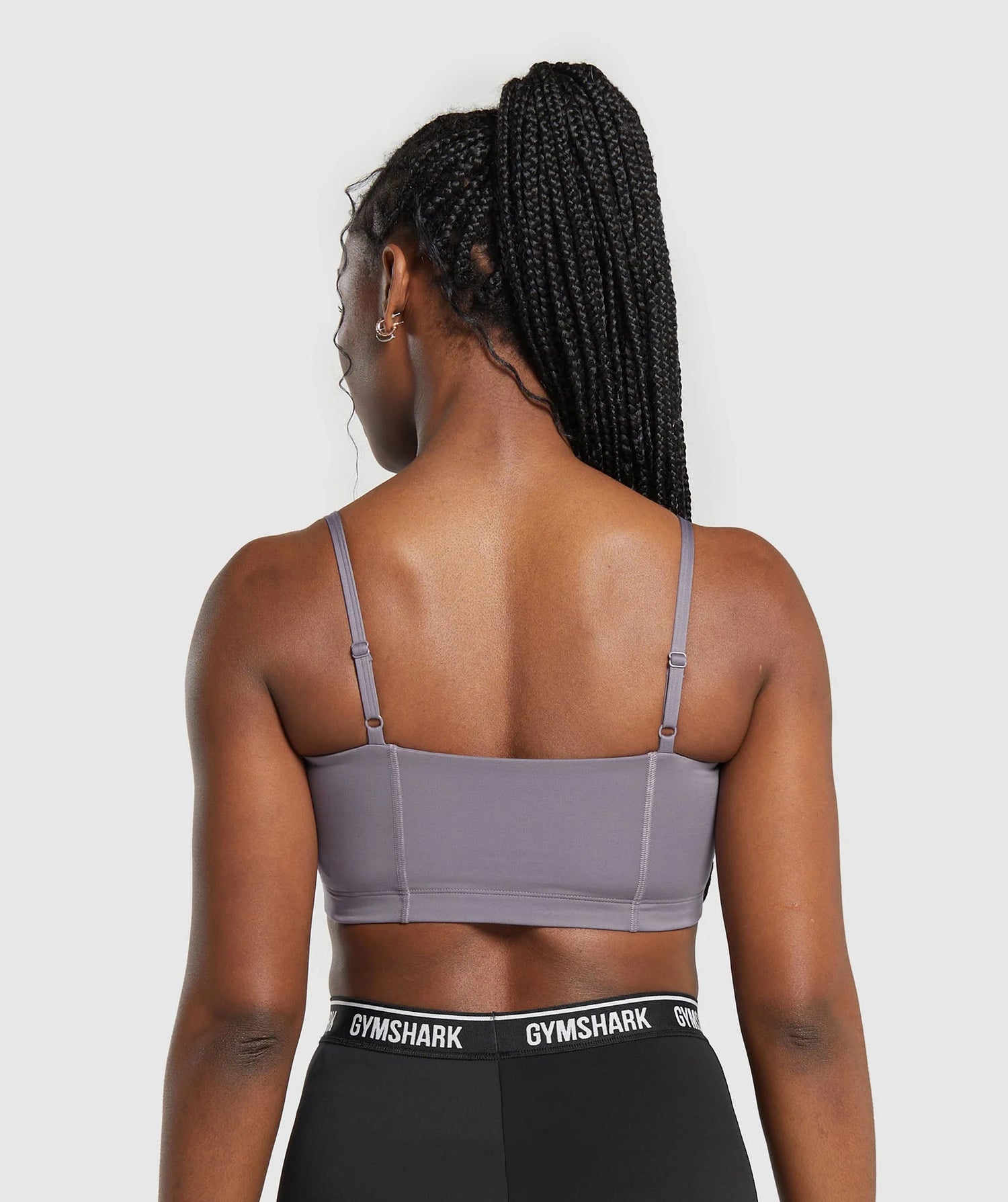 Bandeau Sports Bra - Fog Purple