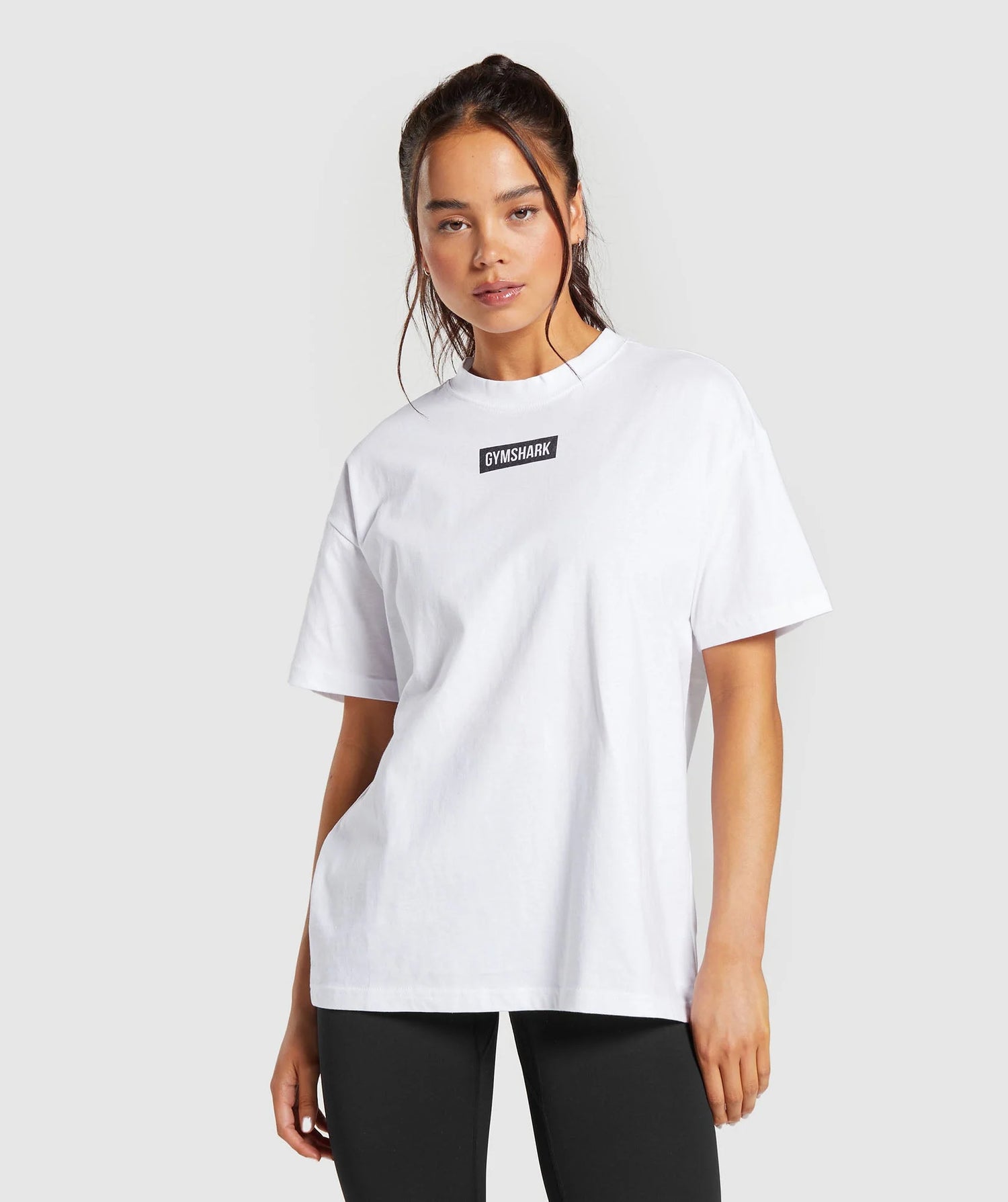 Block Oversized T-Shirt - White