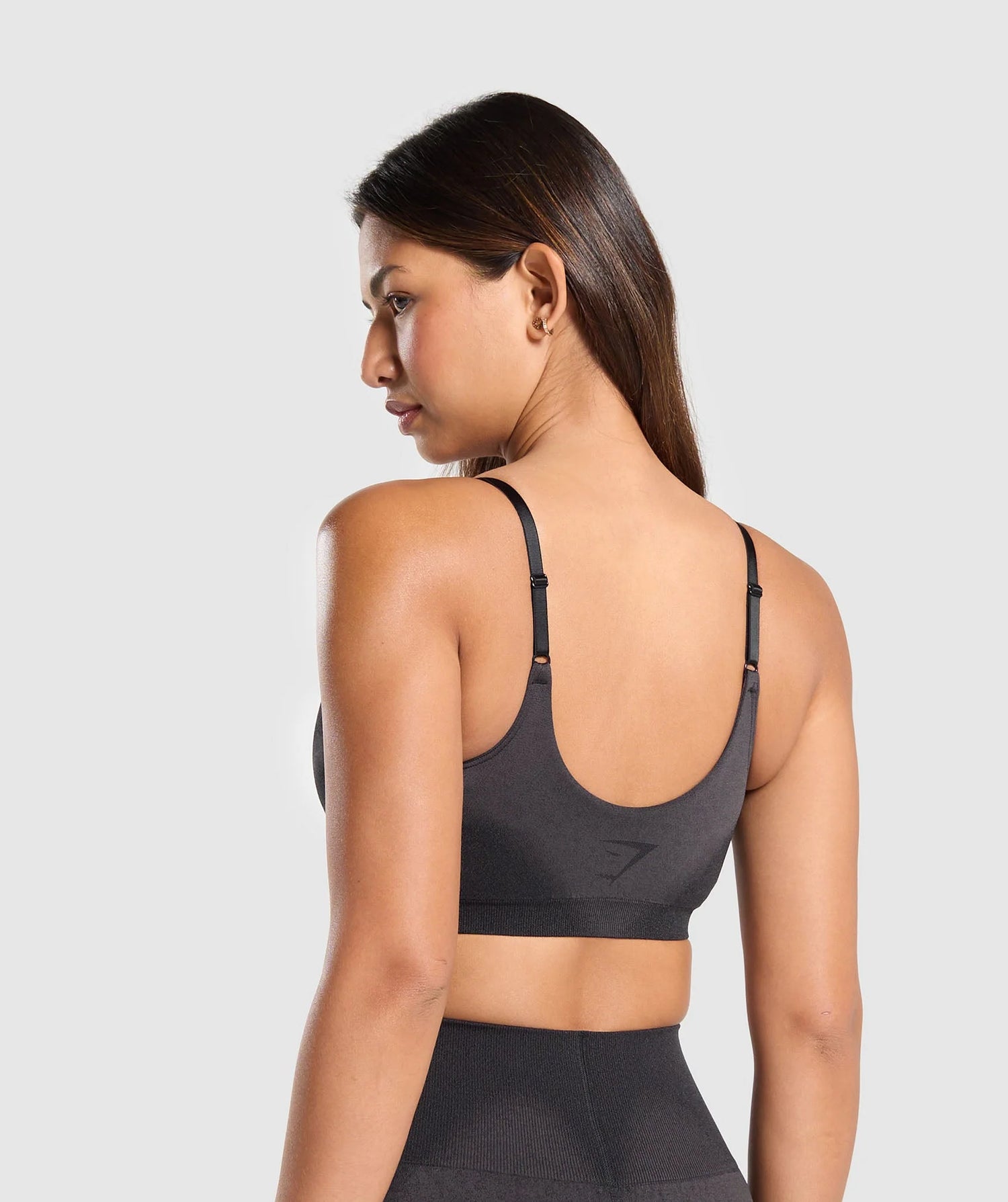 Blur Seamless Bralette - Black/Asphalt Grey