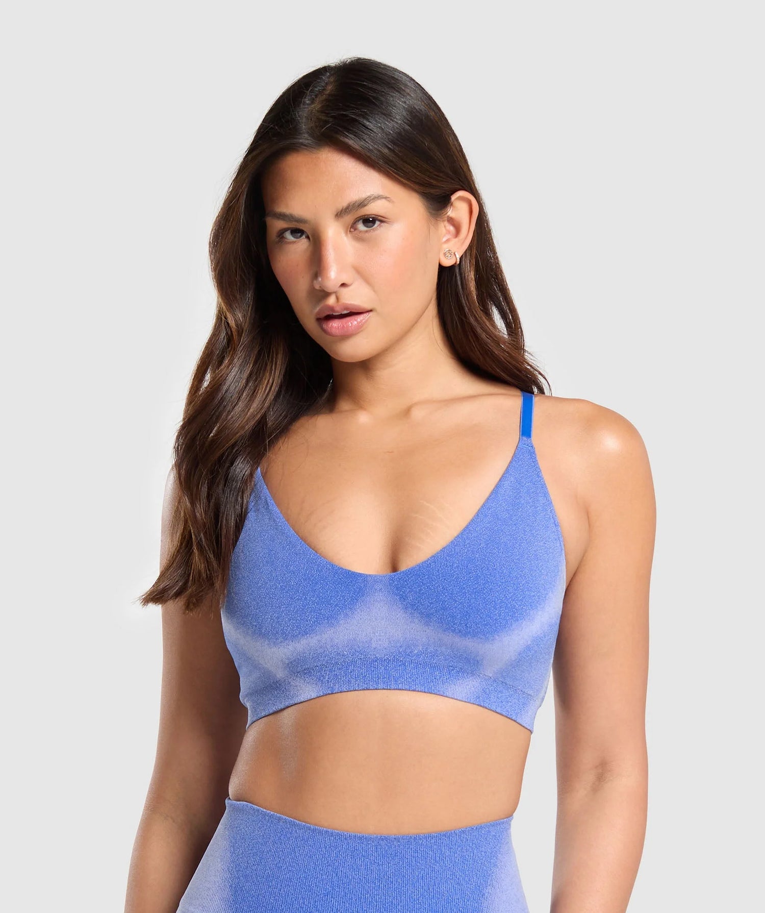 Blur Seamless Bralette - Iris Blue/Powdered Lilac