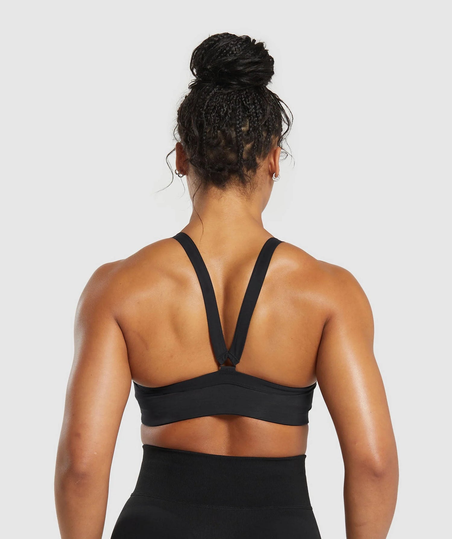 Cotton Lifting Sports Bra - Navy