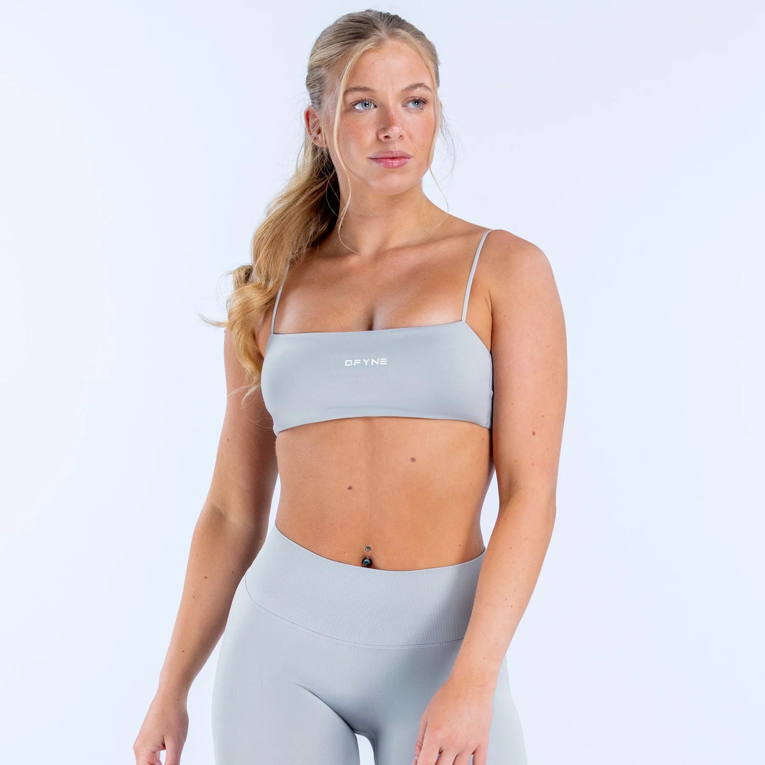 Defy Strappy Bra - Chrome