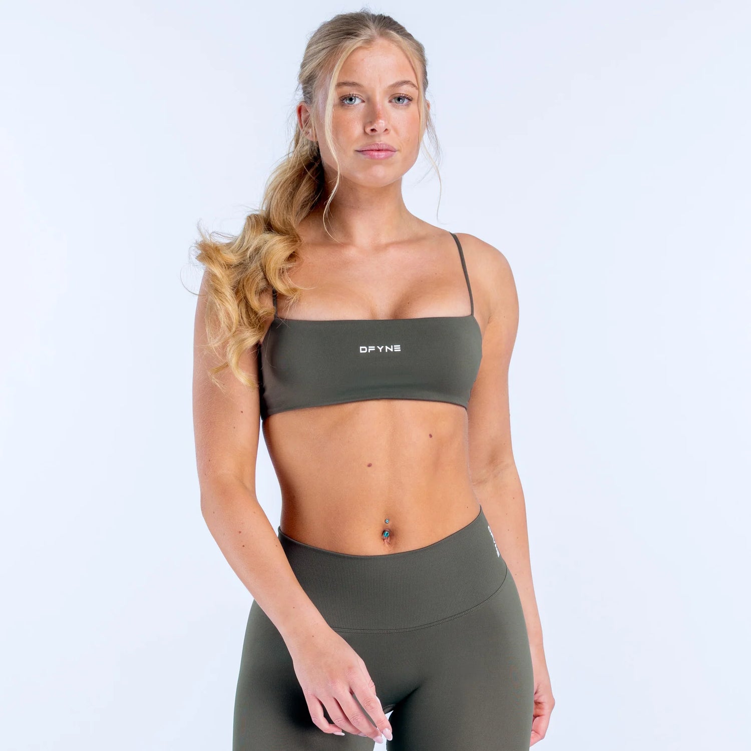 Defy Strappy Bra - Clover