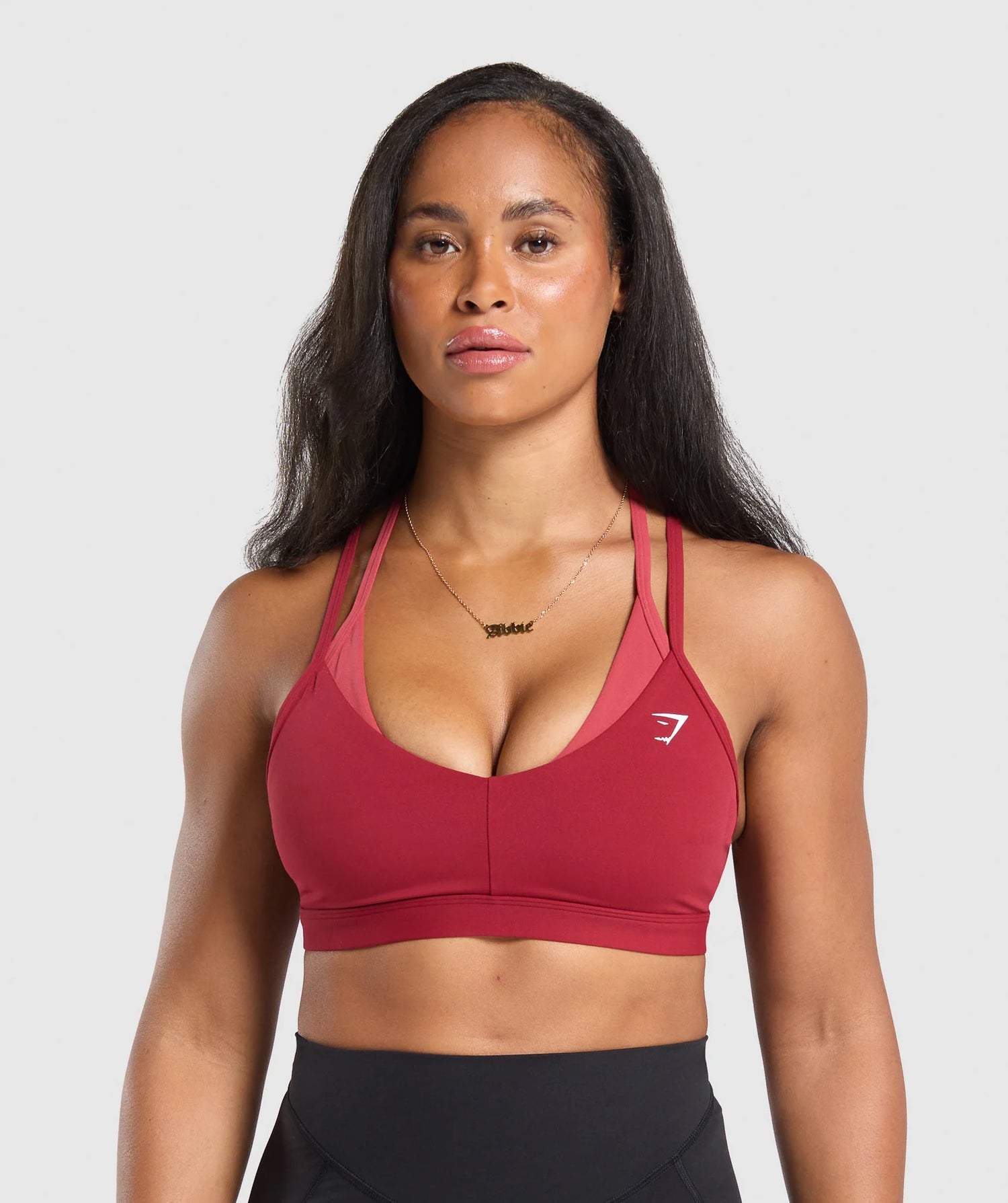 Double Up Sports Bra - Reps Red/Varsity Pink