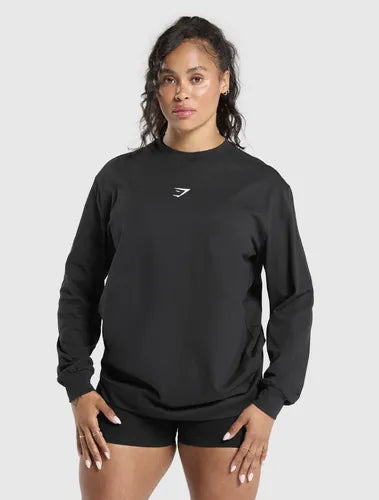 Powered By Pre Long Sleeve Top - Black