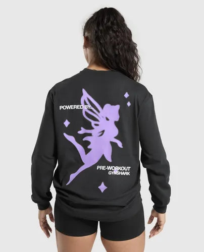 Powered By Pre Long Sleeve Top - Black