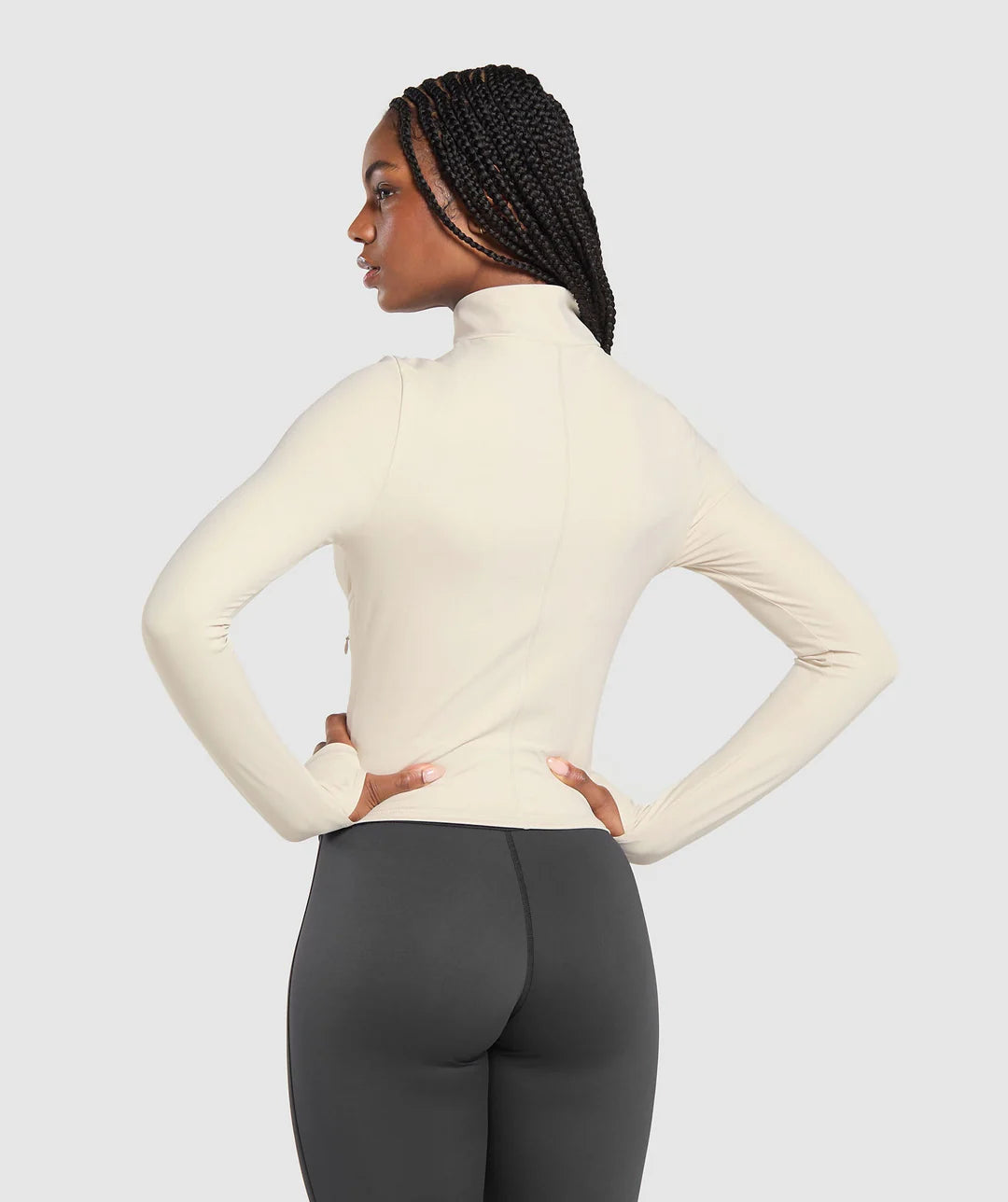 Elevate Tracktop - Cream Beige