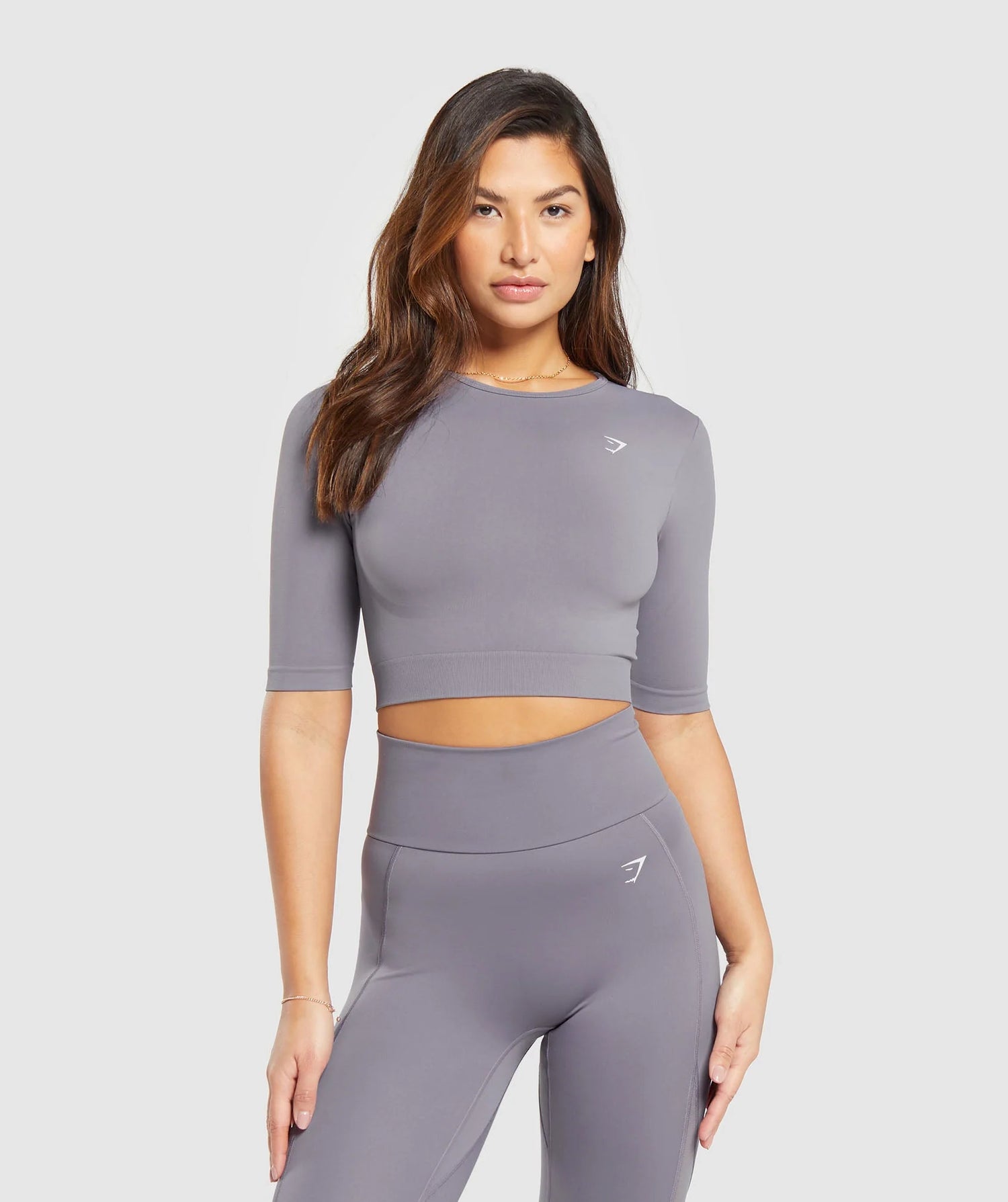 Everyday Seamless Crop Top - Purple