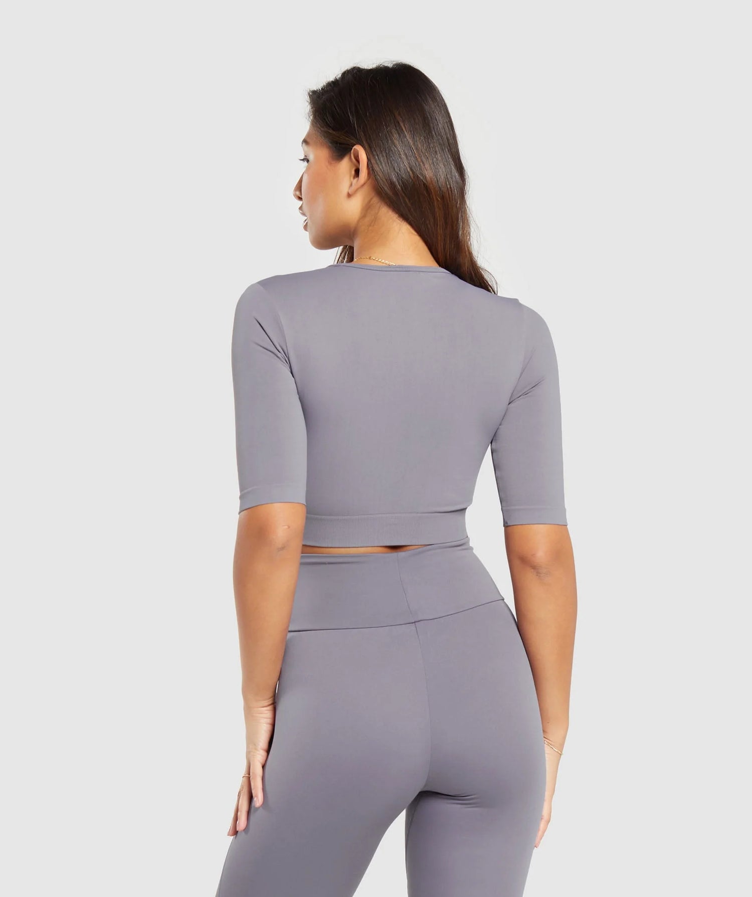 Everyday Seamless Crop Top - Purple