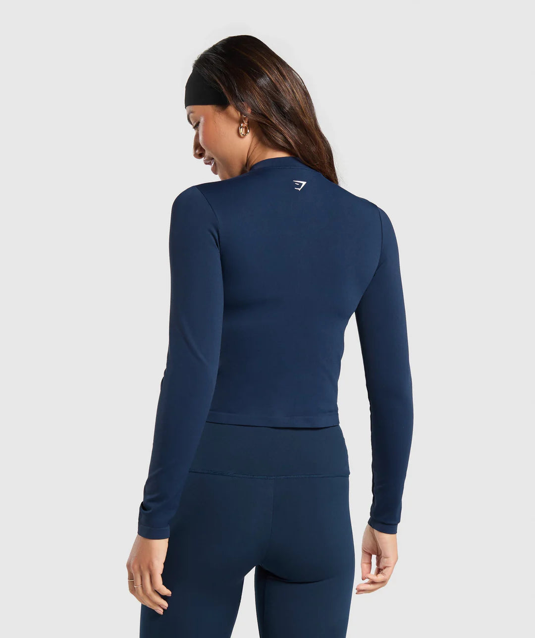 Everyday Seamless Zip Tracktop - Navy