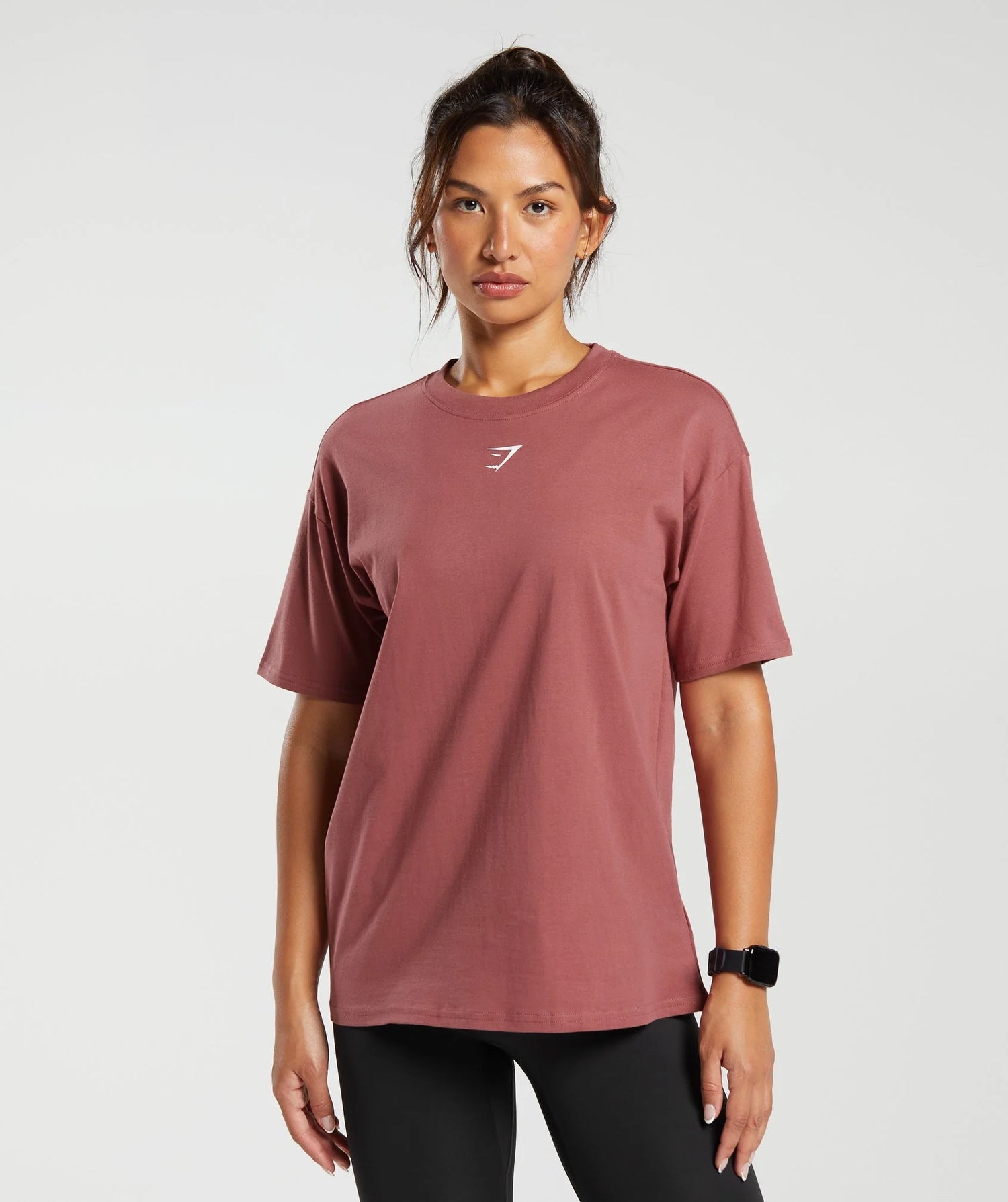 Fraction Oversized T-Shirt - Soft Berry