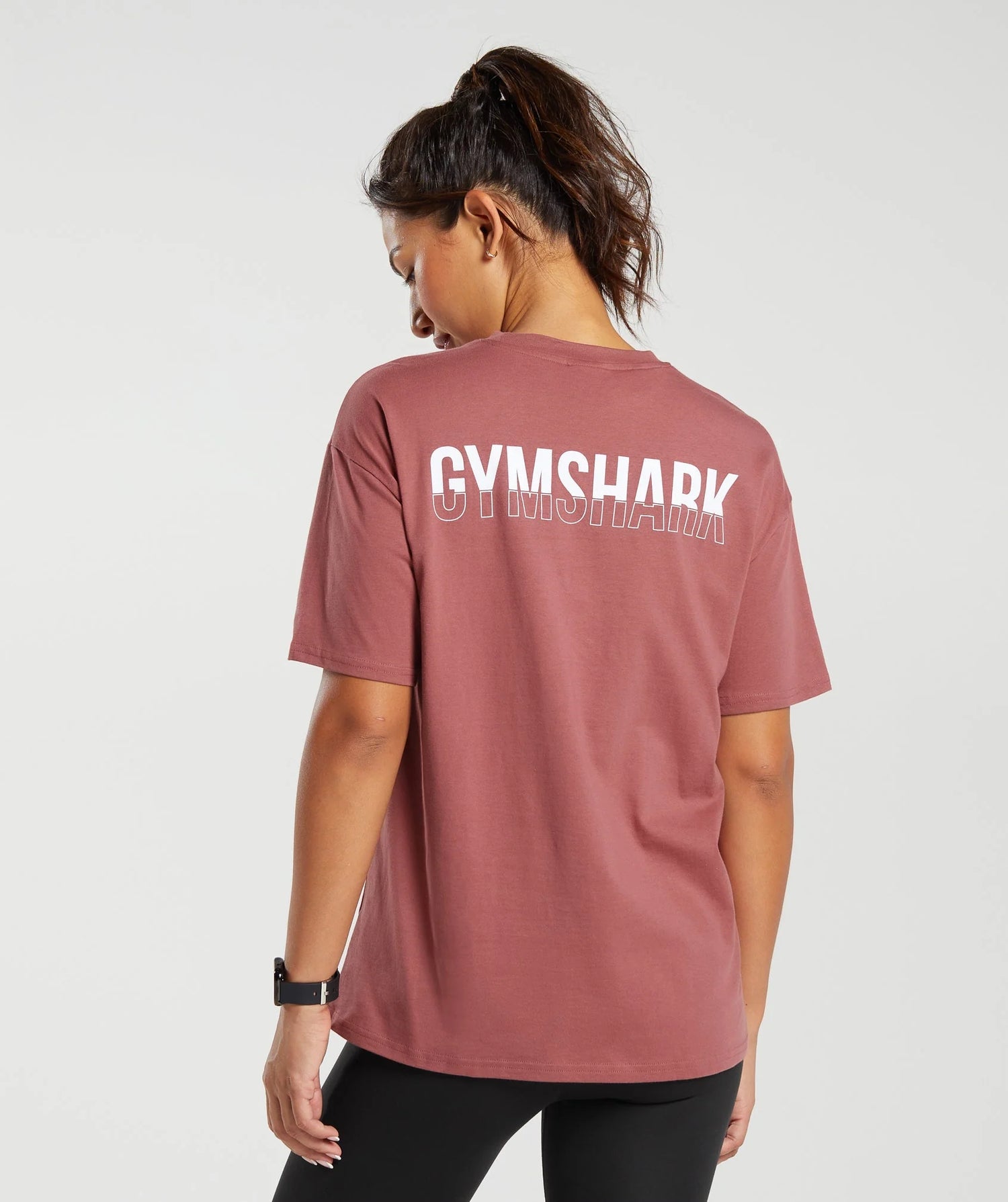 Fraction Oversized T-Shirt - Soft Berry