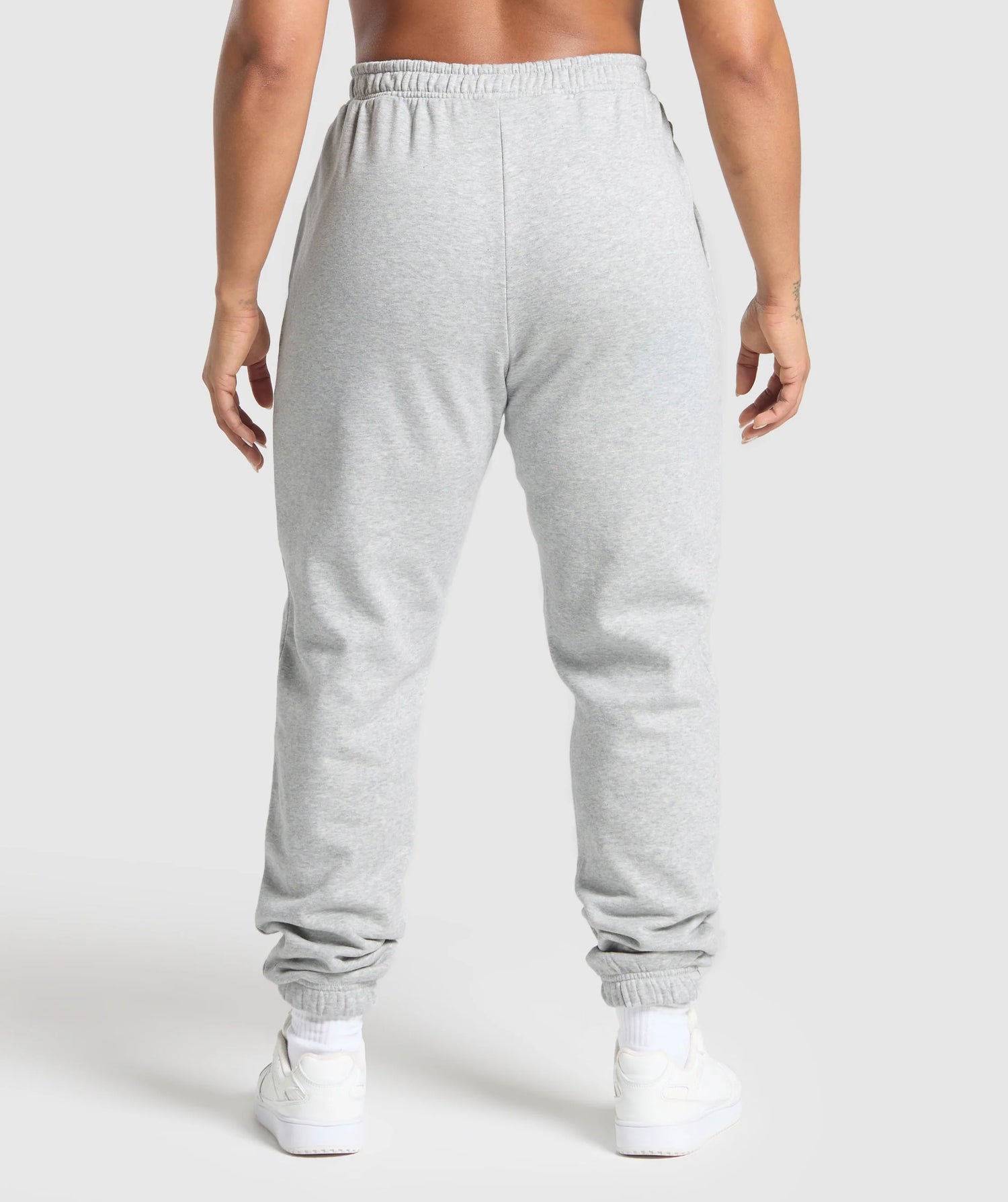 Lifting Essentials Oversized Joggers - Light Grey Core Marl