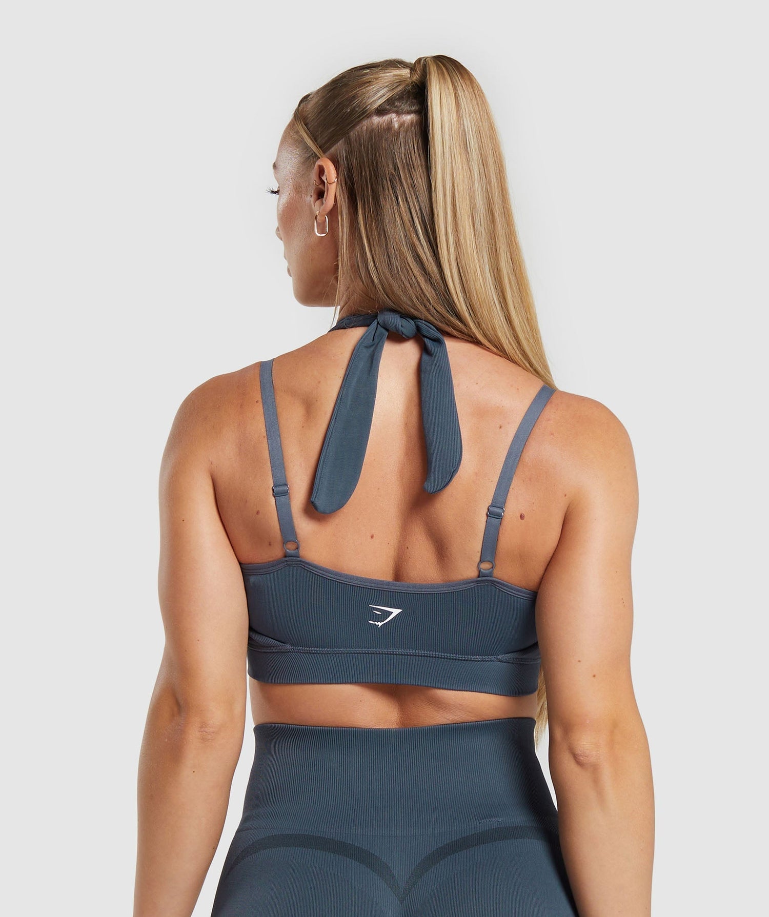 Gains Seamless Bralette - Titanium Blue