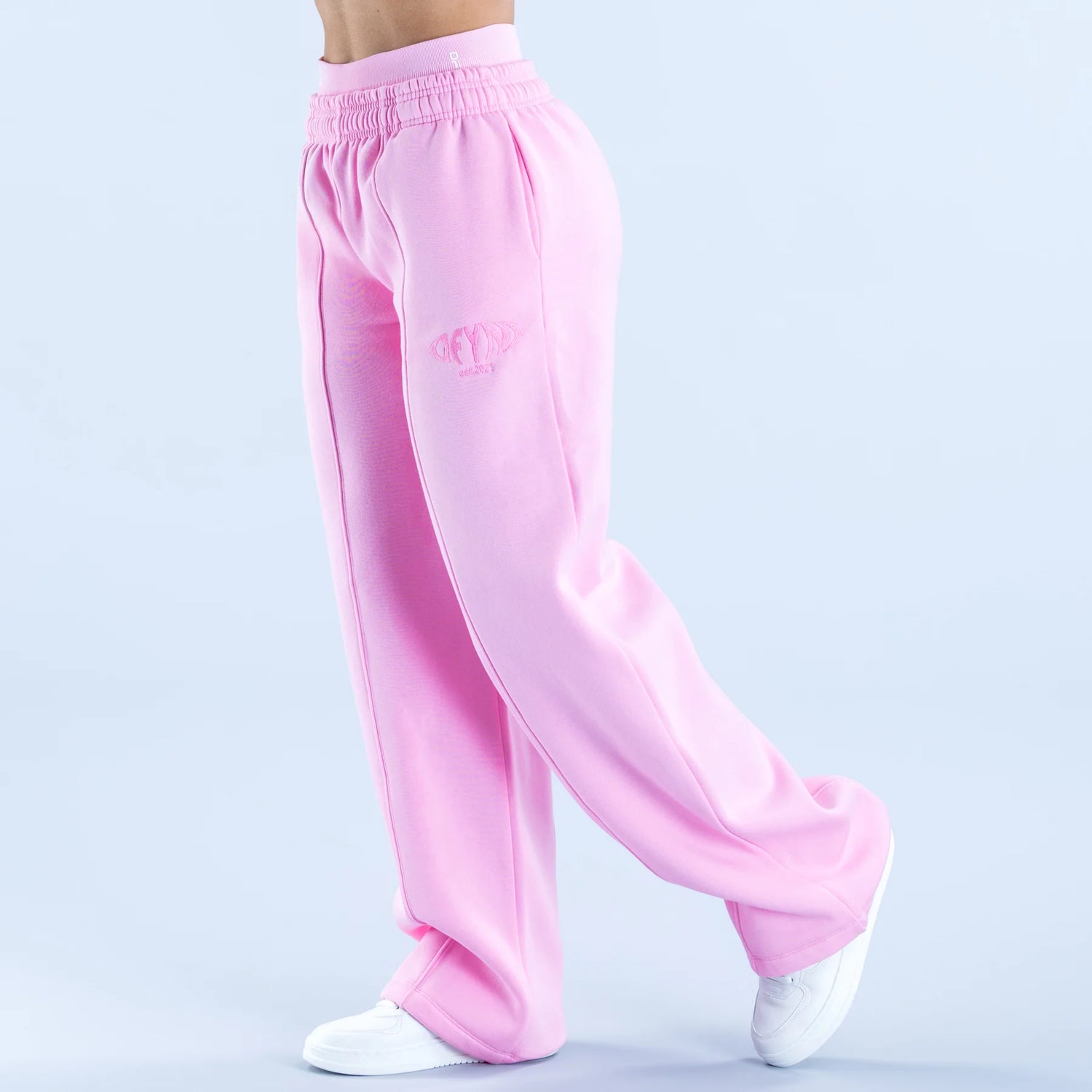Revive Graphic Wide Leg Jogger - Light Rose Pink