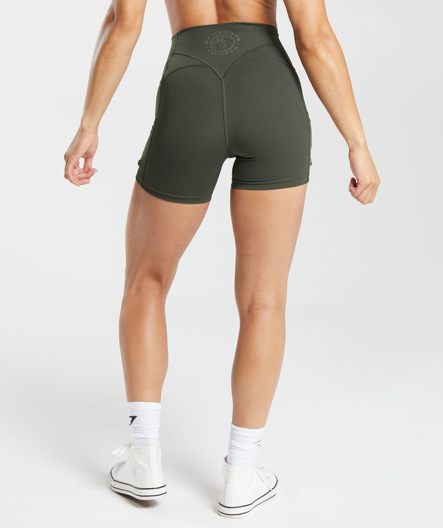 Legacy Tight Shorts - Deep Olive Green