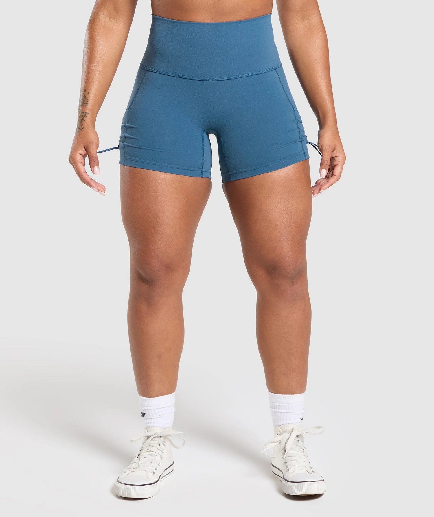 Legacy Logo Tight Shorts - Success Blue