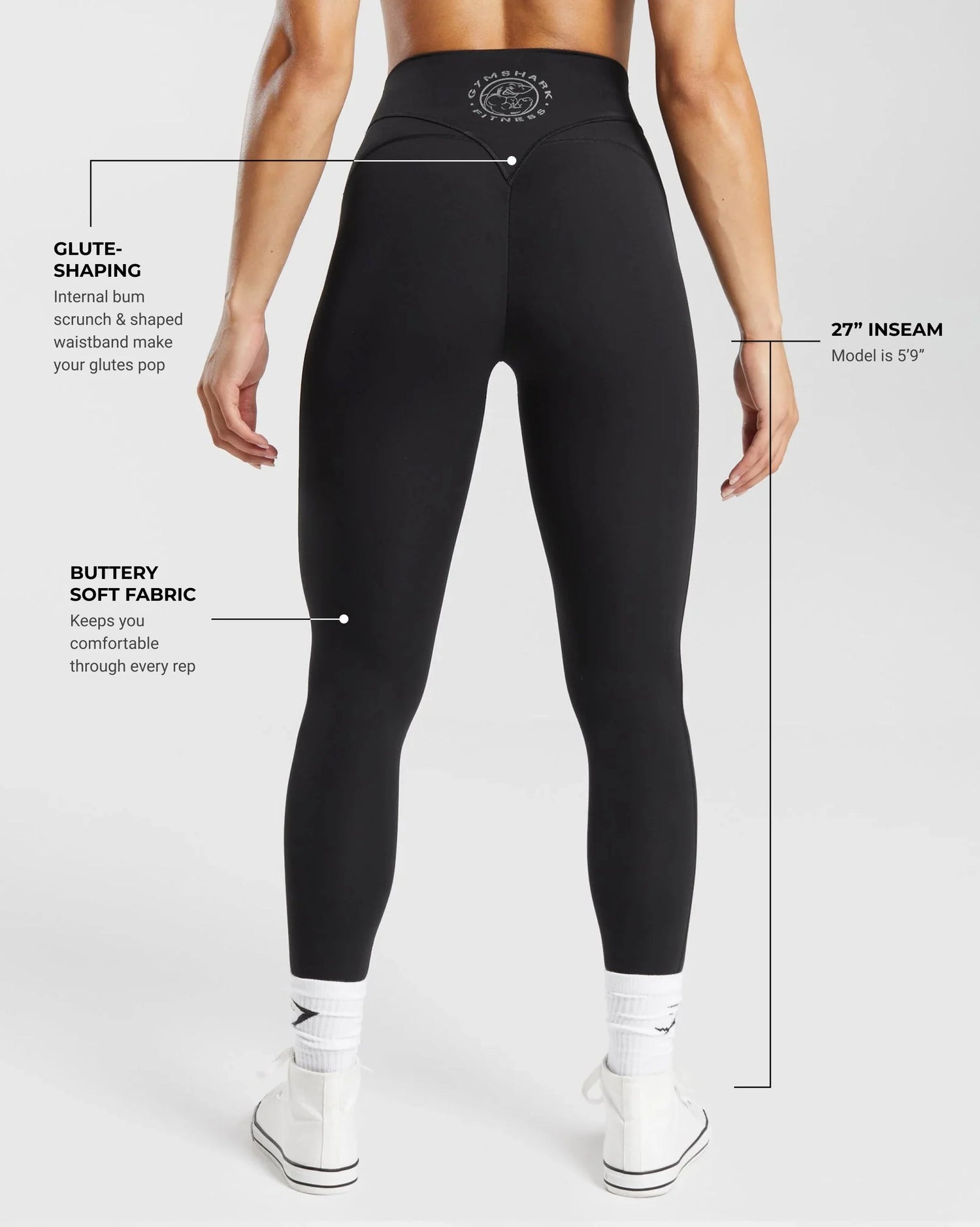 Legacy Regular Leggings - Black