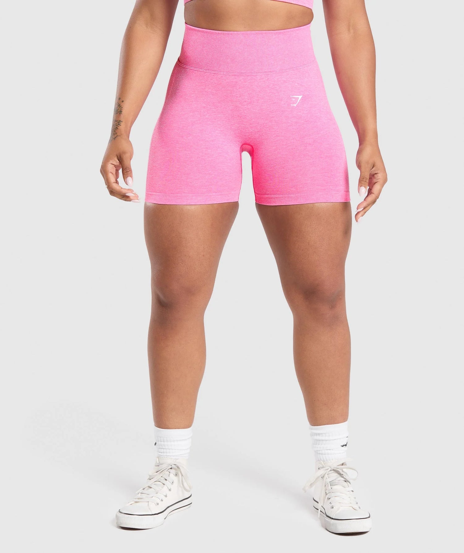 Lift Seamless Shorts - Physical Pink/White Marl