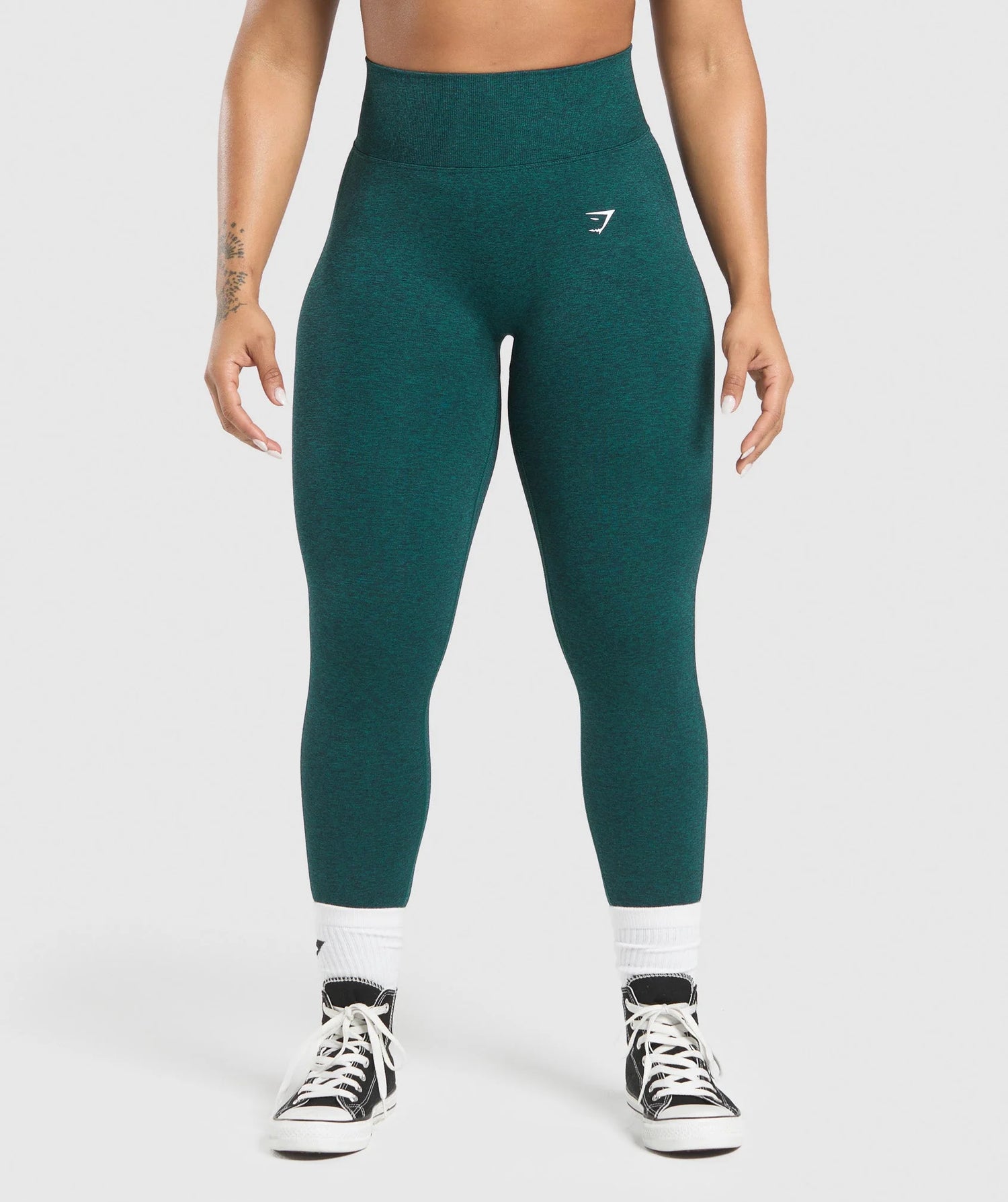 Lift Seamless Leggings - Functional Teal/Black Marl