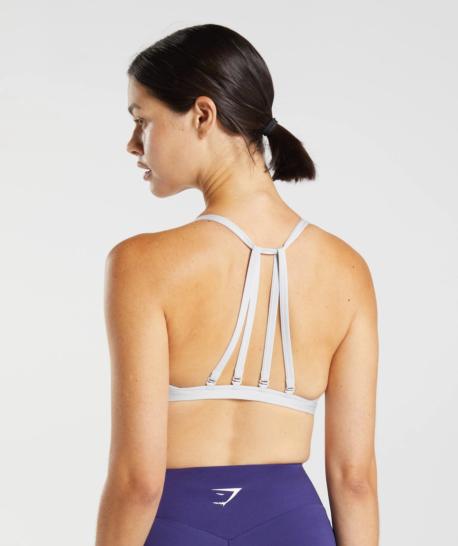 Minimal Sports Bra - Light Grey