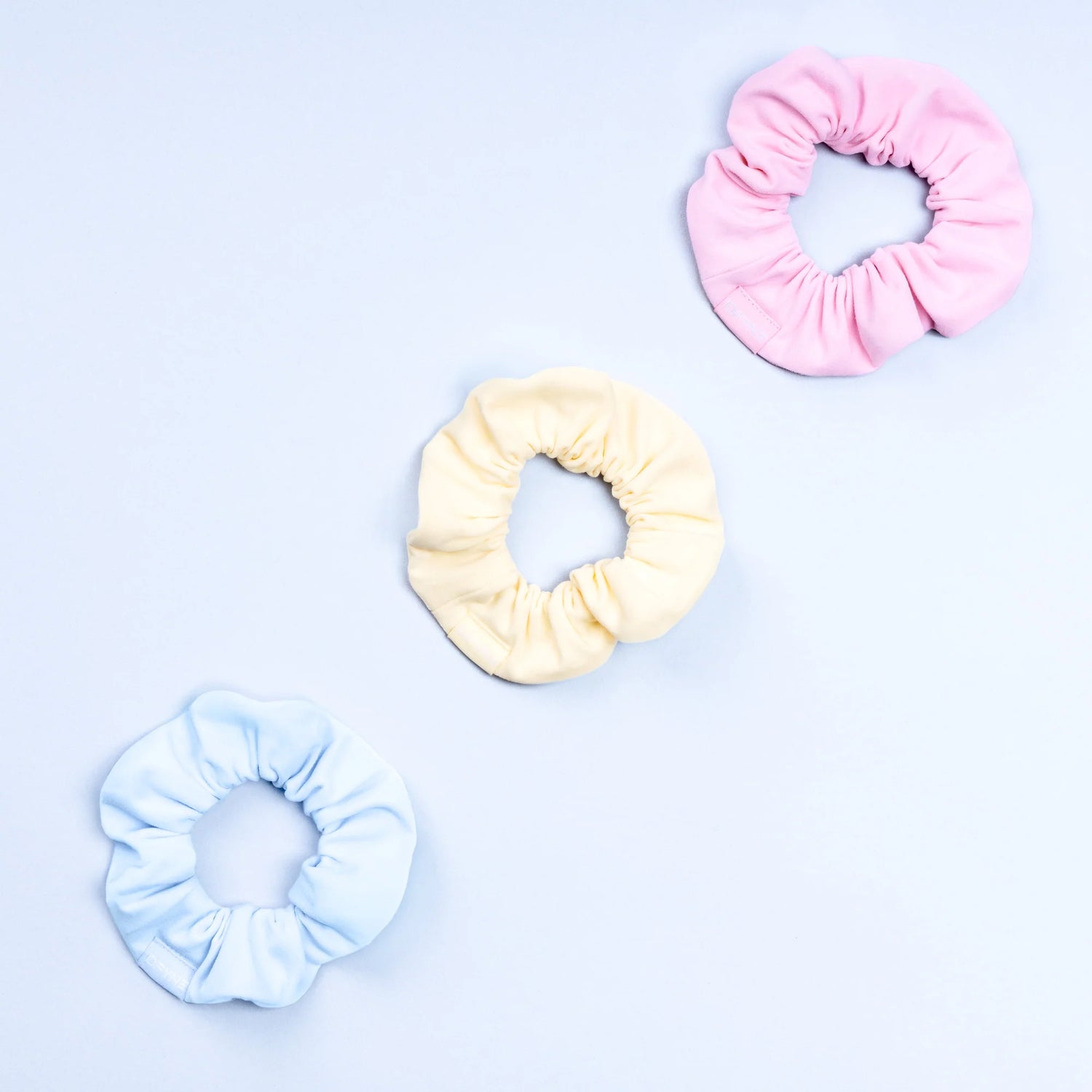 Origin Scrunchie 3 Pack - Buttercream / Cloud / Light Rose Pink