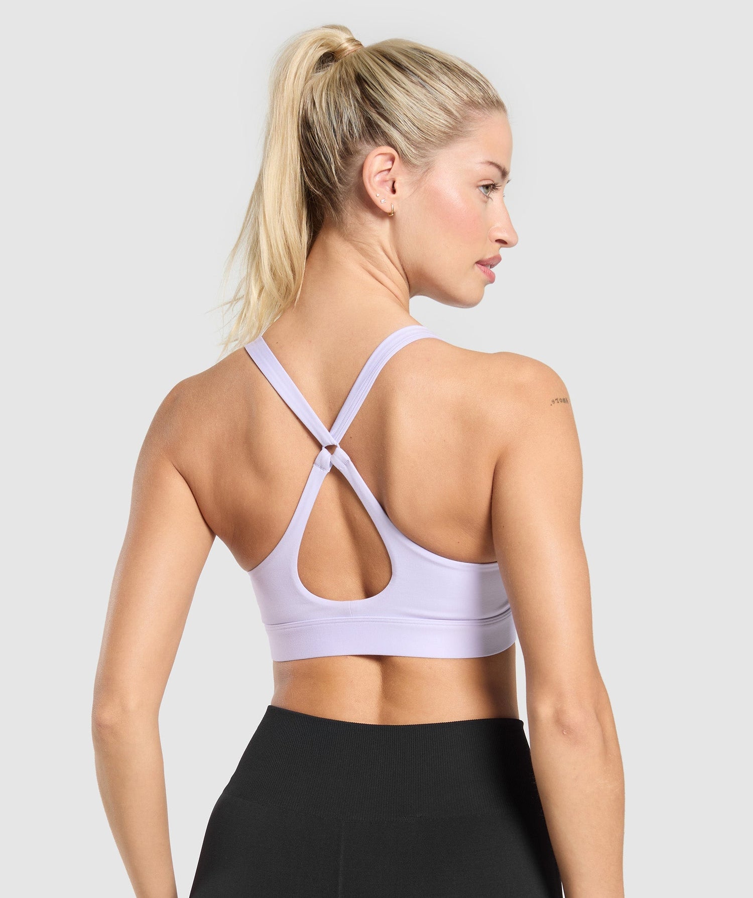 Peek A Boo Sports Bra - Fresh Lilac