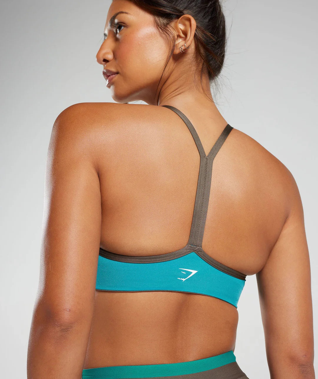 Retro Club Sports Bra - Camo Blue