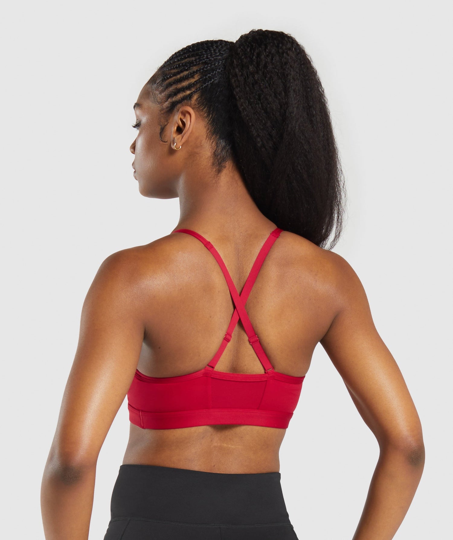 Ruched Sports Bra - Conditioning Red