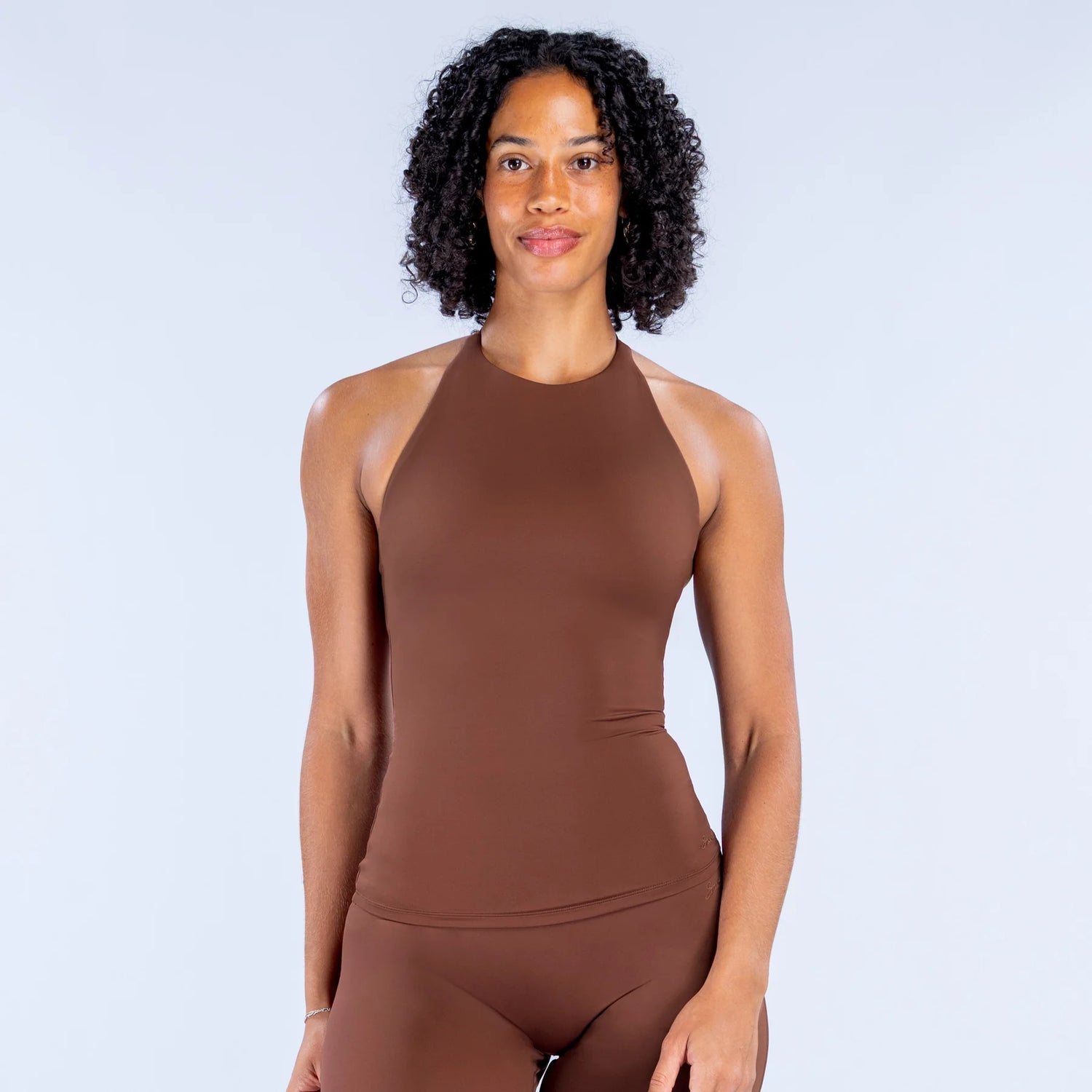 Sav Longline Top - Hazelnut
