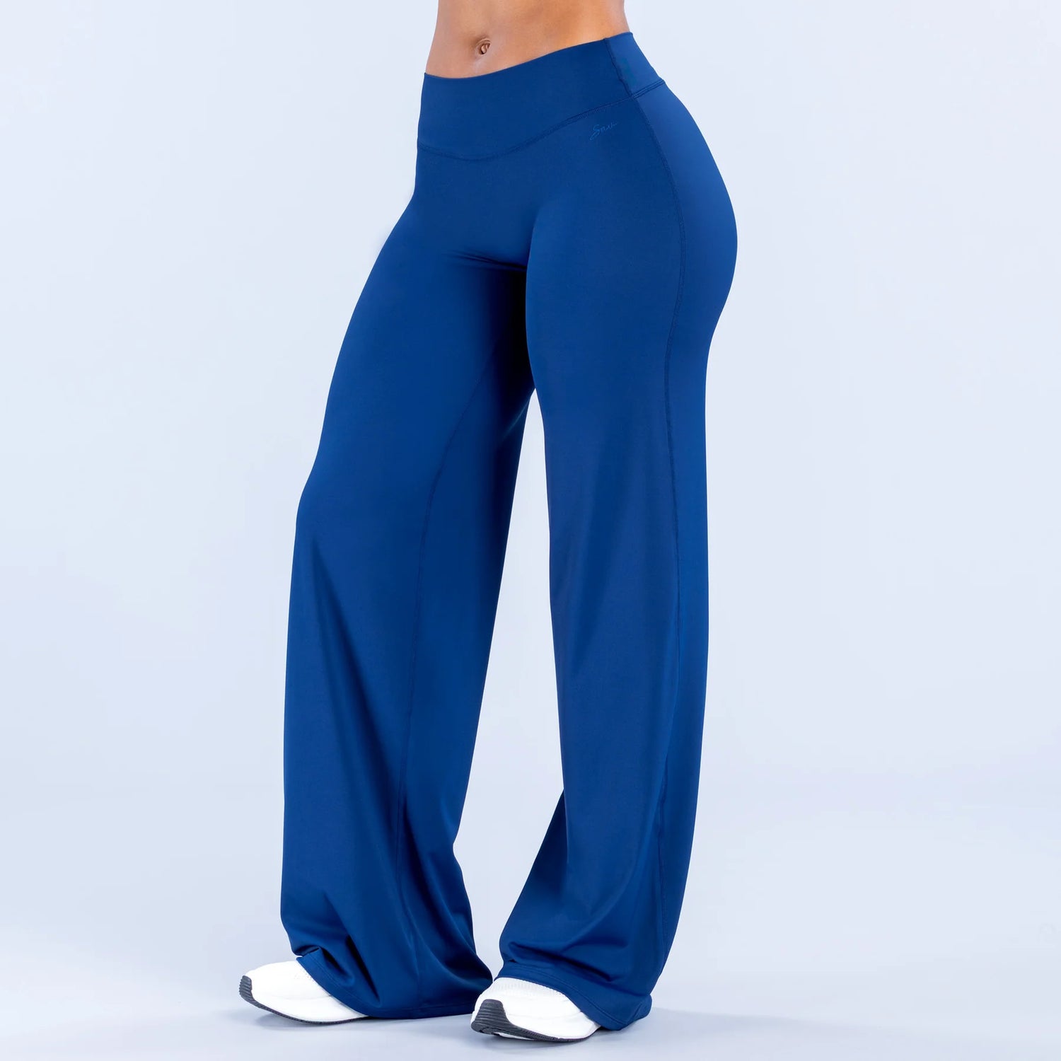 Sav Wide Leg Pants - Blueberry