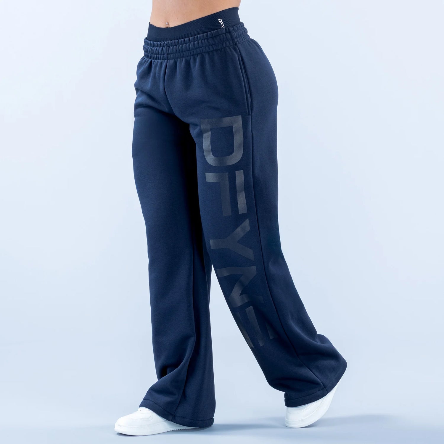 Signature Wide Leg Jogger - Ink