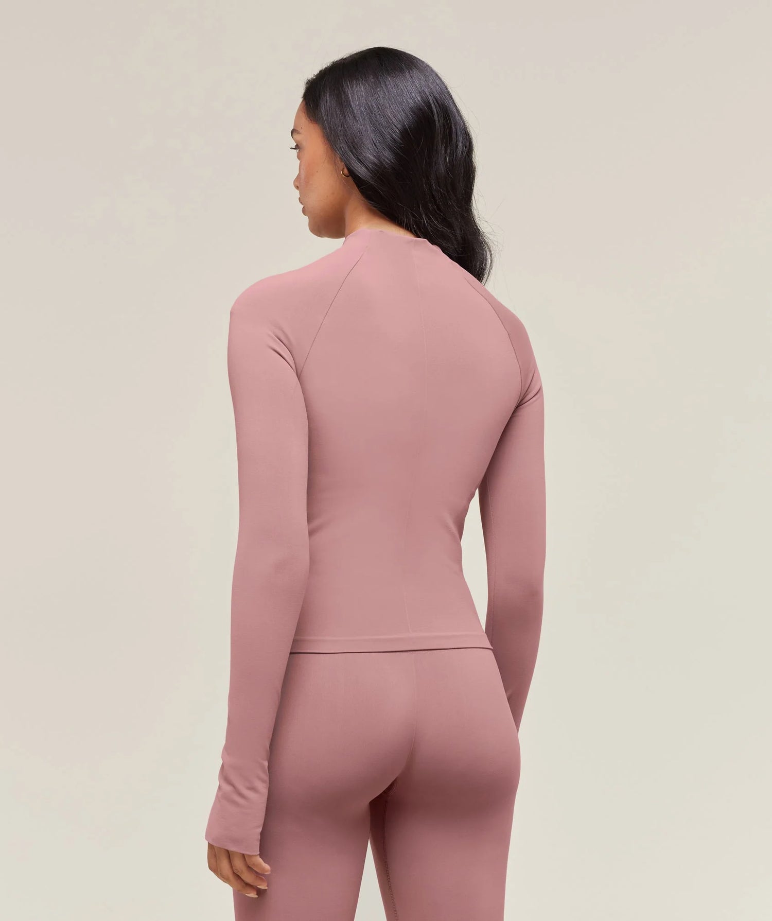 Soft Sculpt Zip Up Jacket - Calm Pink