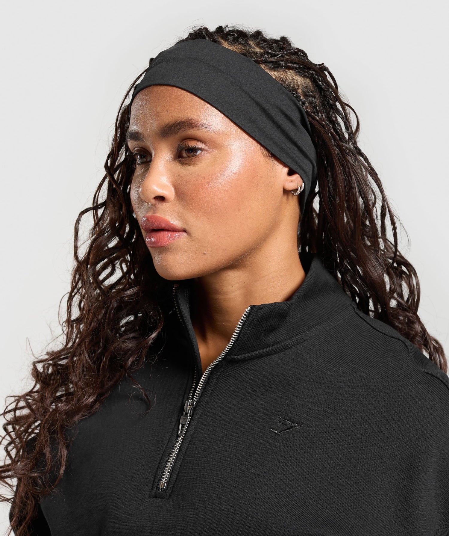 Straight Headband - Black