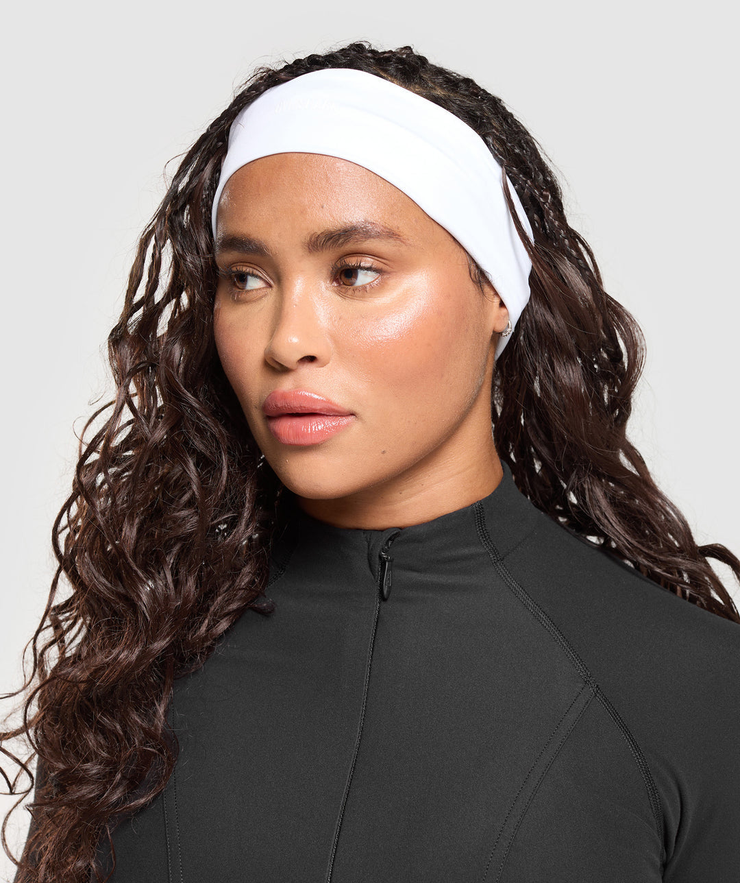 Straight Headband - White