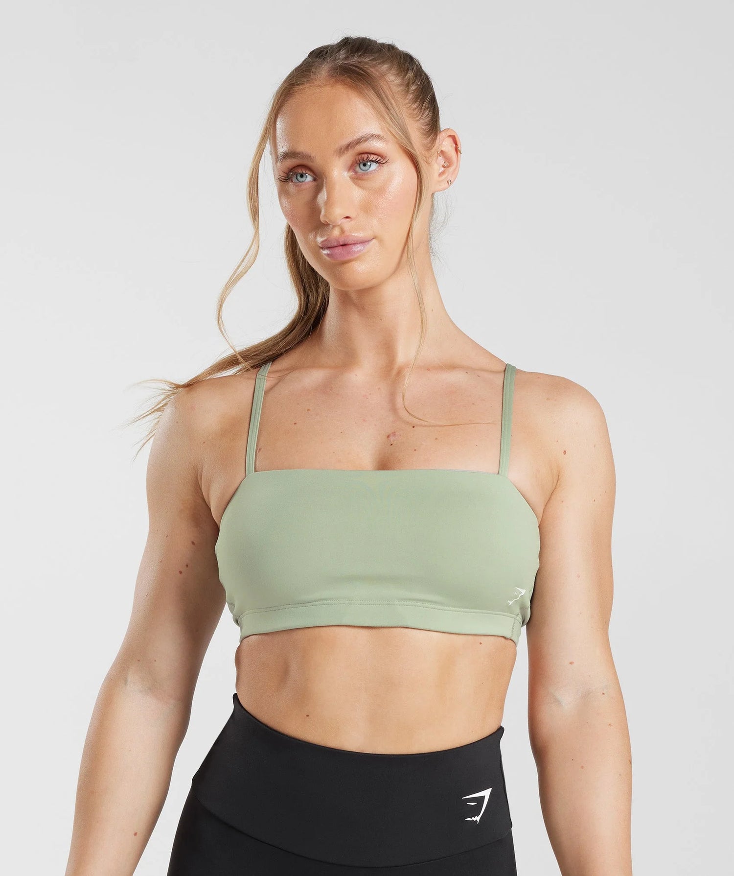 Bandeau Sports Bra - Light Green