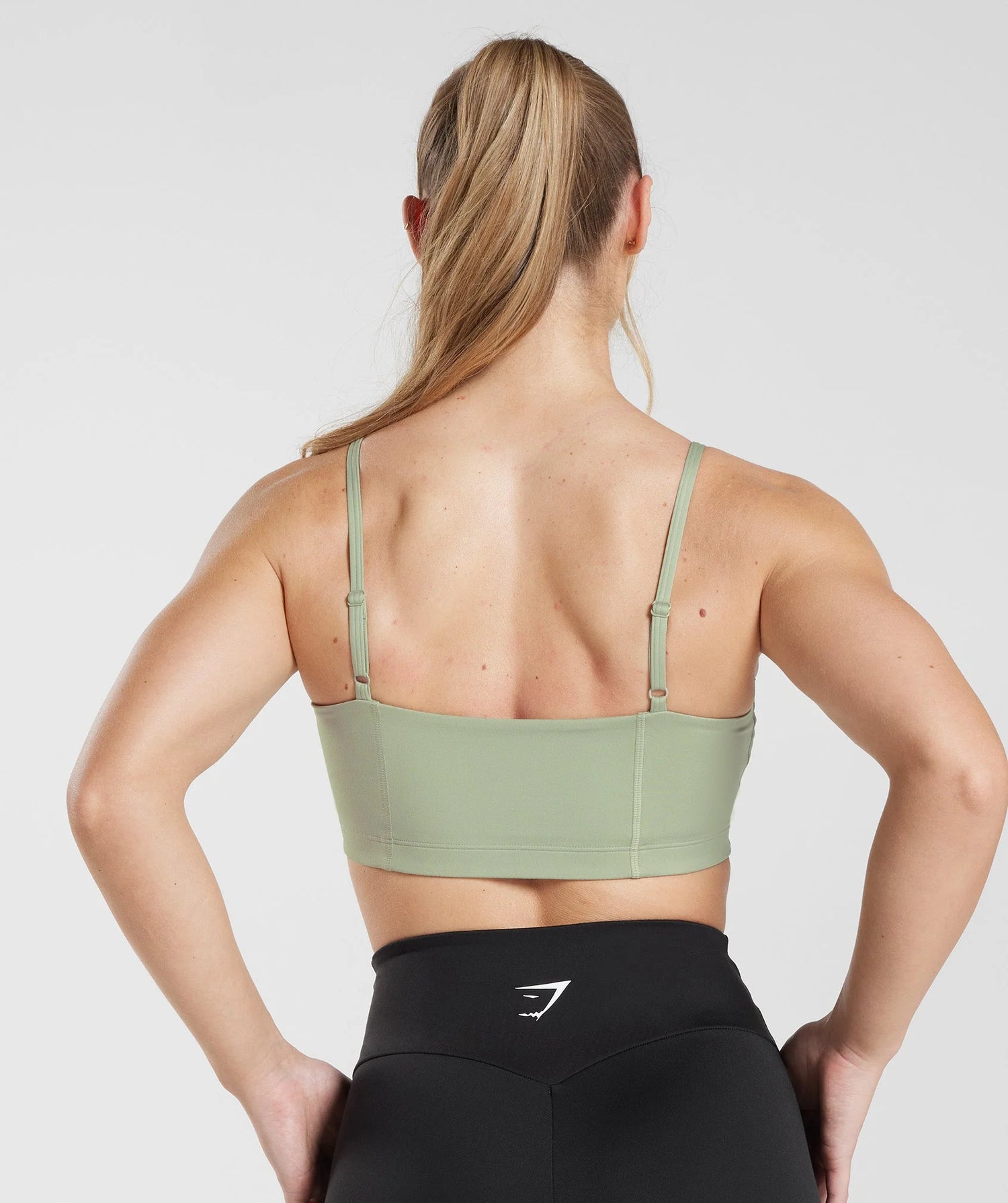 Bandeau Sports Bra - Light Green