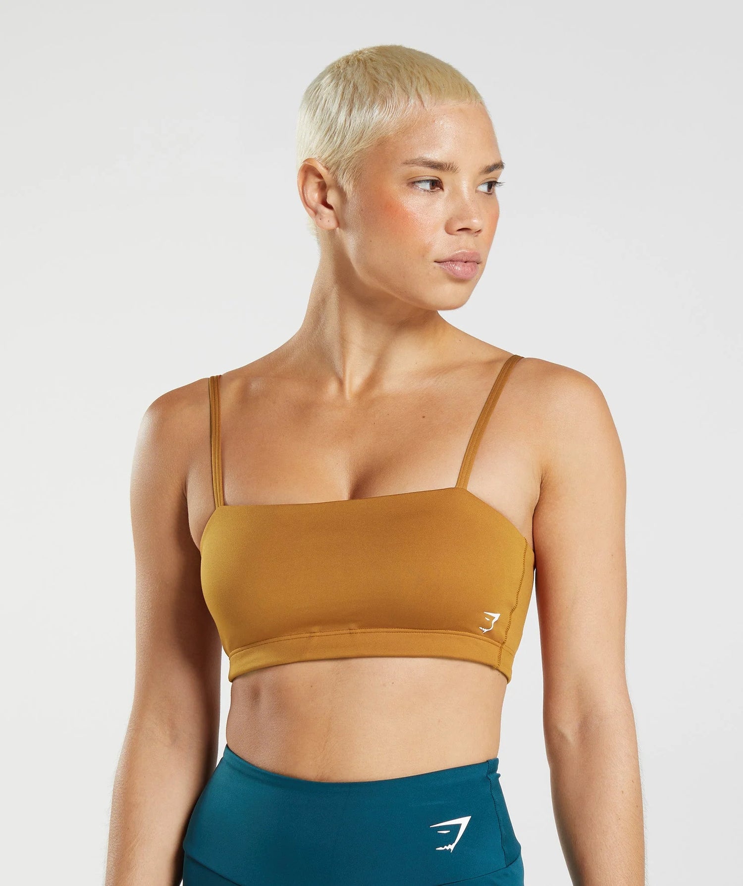 Bandeau Sports Bra - Nutmeg Brown