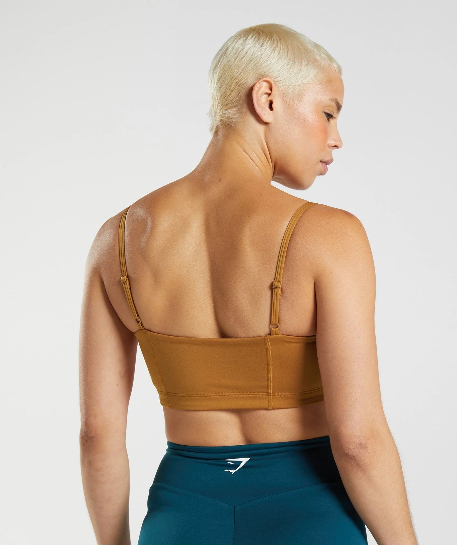 Bandeau Sports Bra - Nutmeg Brown