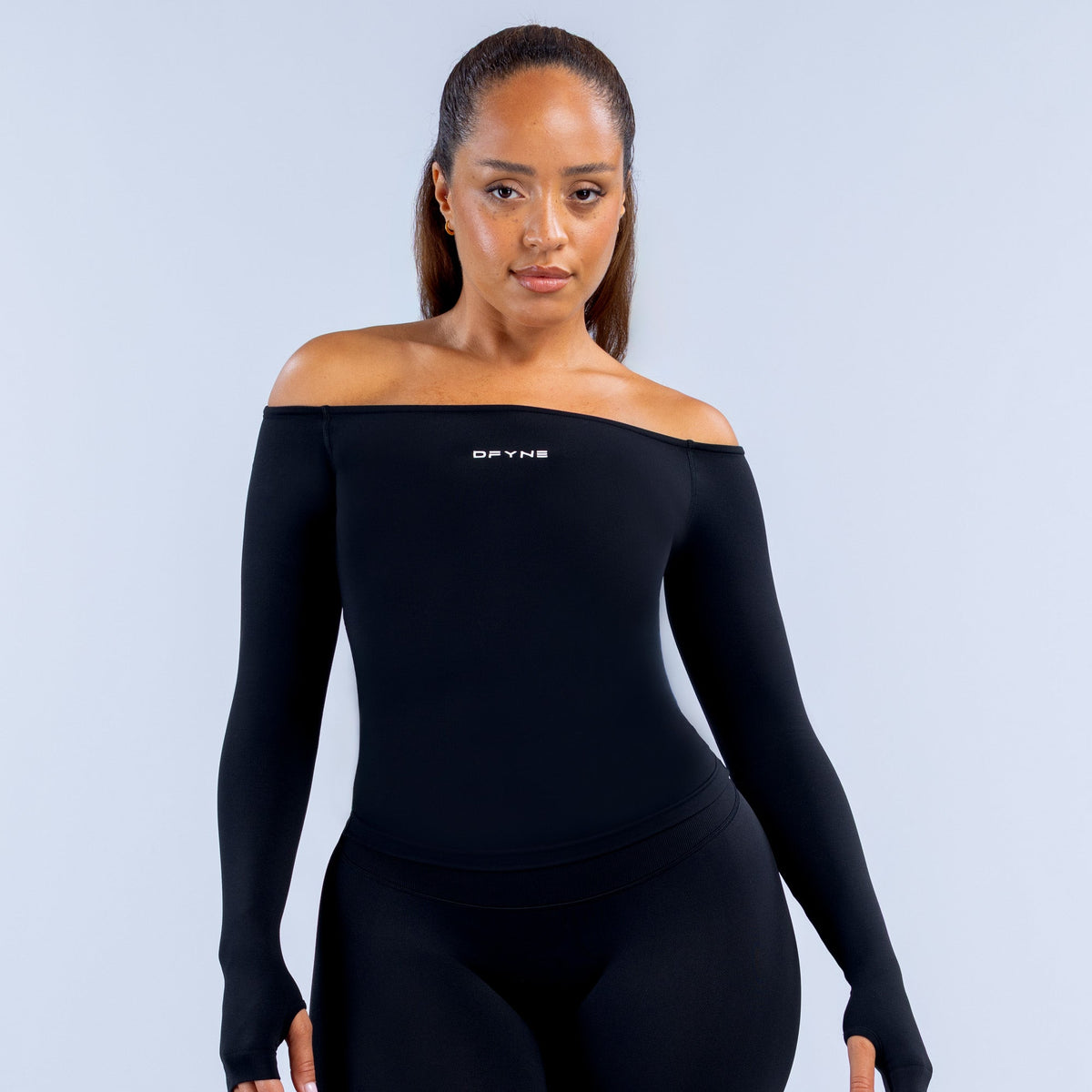 Vision Long Sleeve Top - Midnight Black