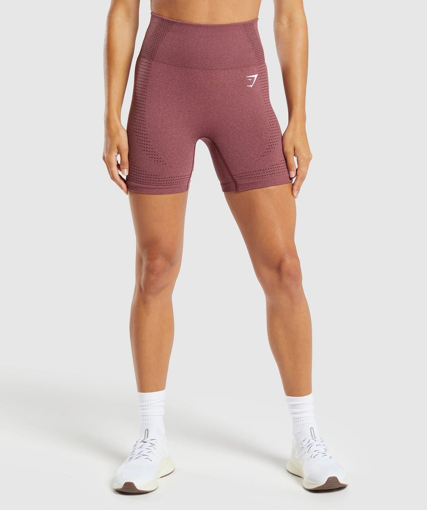 Vital Seamless 2.0 Shorts - Burgundy Pink /Marl