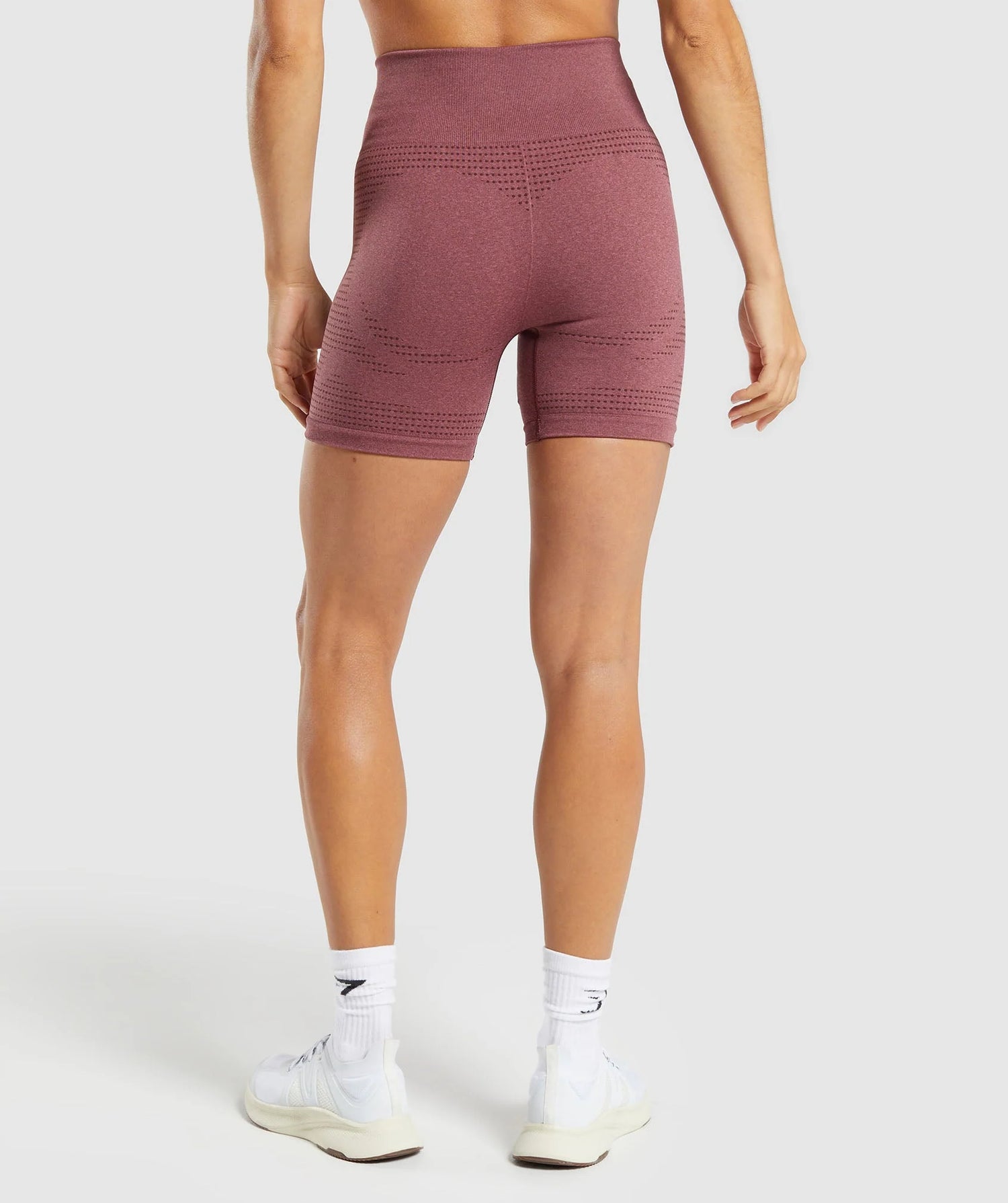 Vital Seamless 2.0 Shorts - Burgundy Pink /Marl