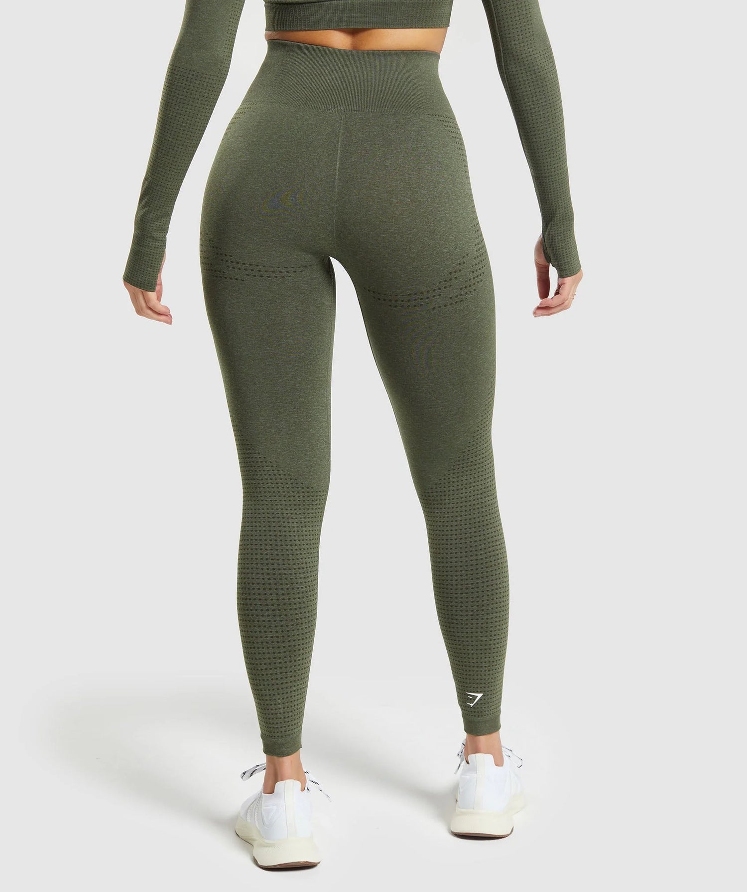 Vital Seamless 2.0 Leggings - Base Green Marl