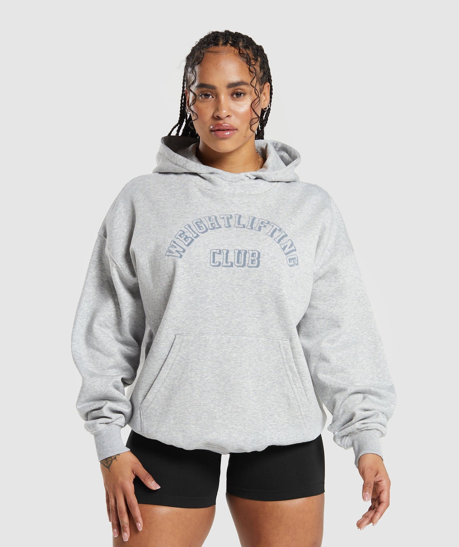 Weightlifting Oversized Hoodie - Grey